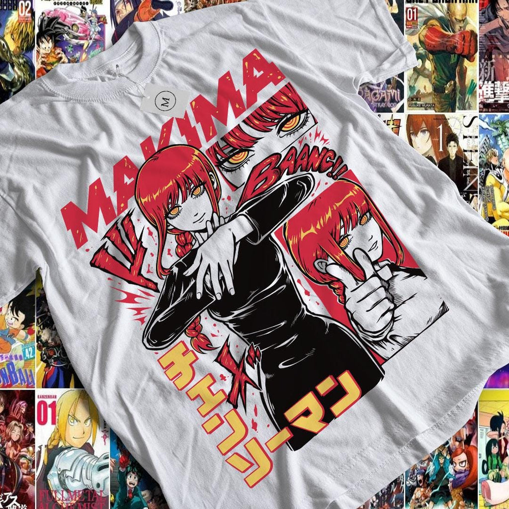Limited Makima T Shirt - Vintage Retro Anime T Shirt - Vintage 90s T Shirt - Anime Manga Shirt - Gift For Otaku - Anime T Shirt