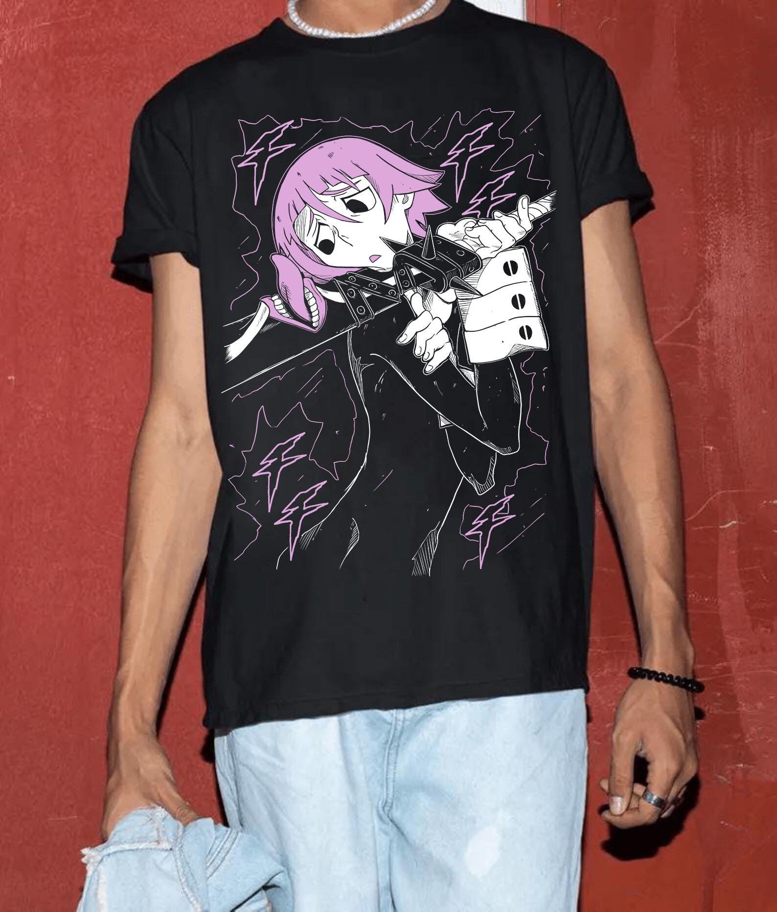 Soul Eater T-shirt Crona Fan Made Anime Manga Atsushi Ohkubo Shinigami Shirt Unisex Jersey Short Sleeve Tee