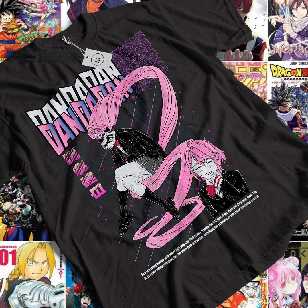 Aira Dandadan Dandadan Okarun T-shirt Okarun Momo Ayase Girl Anime Japanese Cute Gift Shirt , Gift For Women and Man