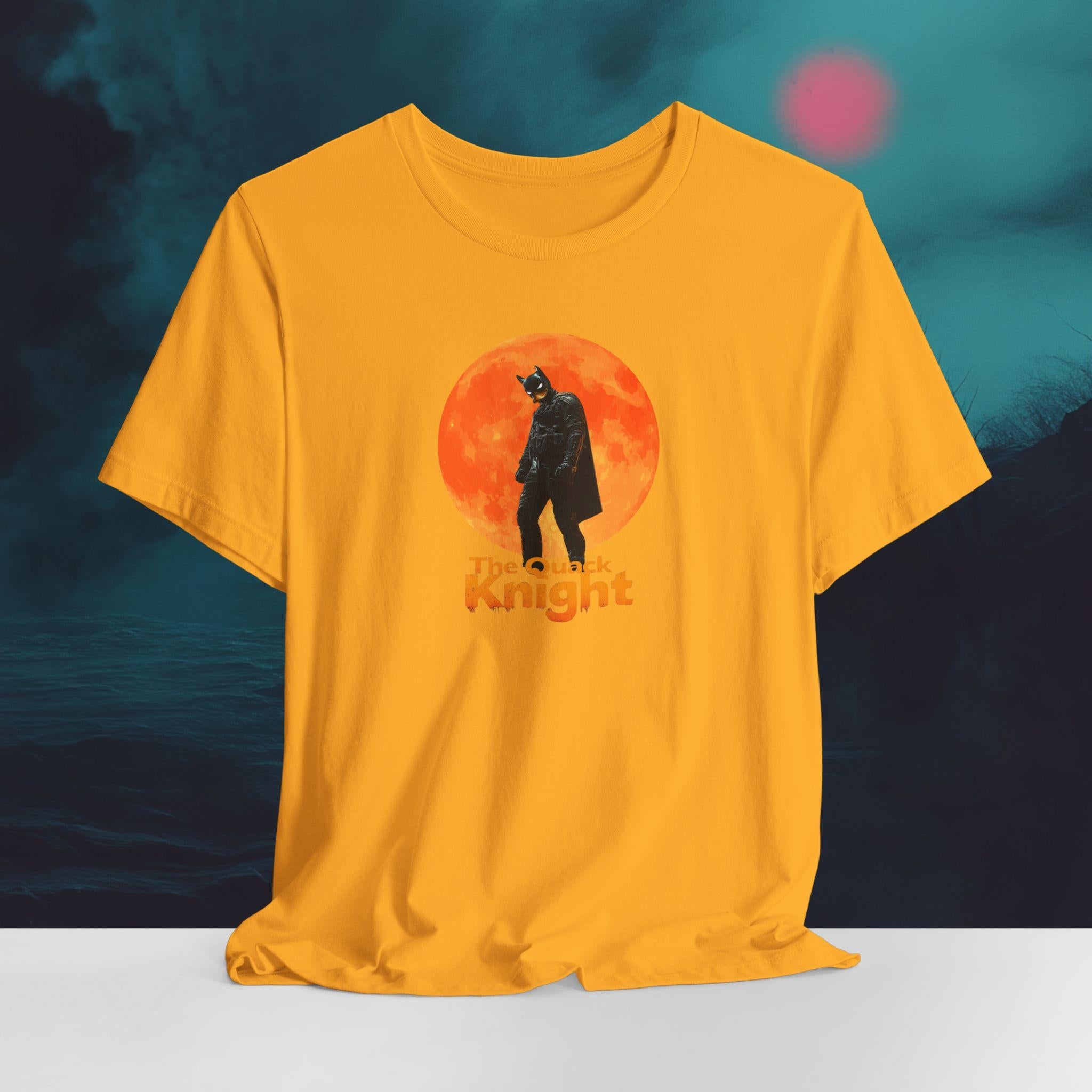 The Quack Knight Shirt | Funny Superhero Duck Tee | Funny Duck Hero Parody Shirt | Premium Soft Bella Canvas XS to 5XL