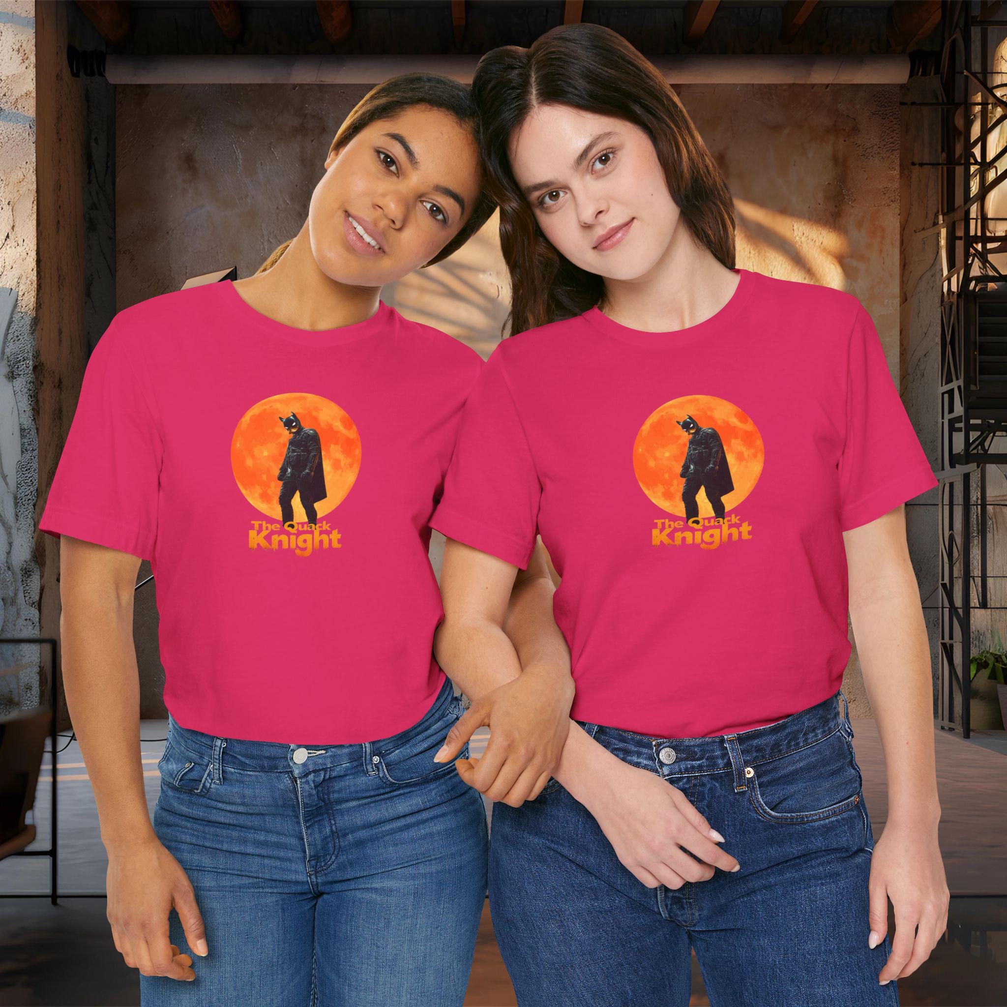 The Quack Knight Shirt | Funny Superhero Duck Tee | Funny Duck Hero Parody Shirt | Premium Soft Bella Canvas XS to 5XL