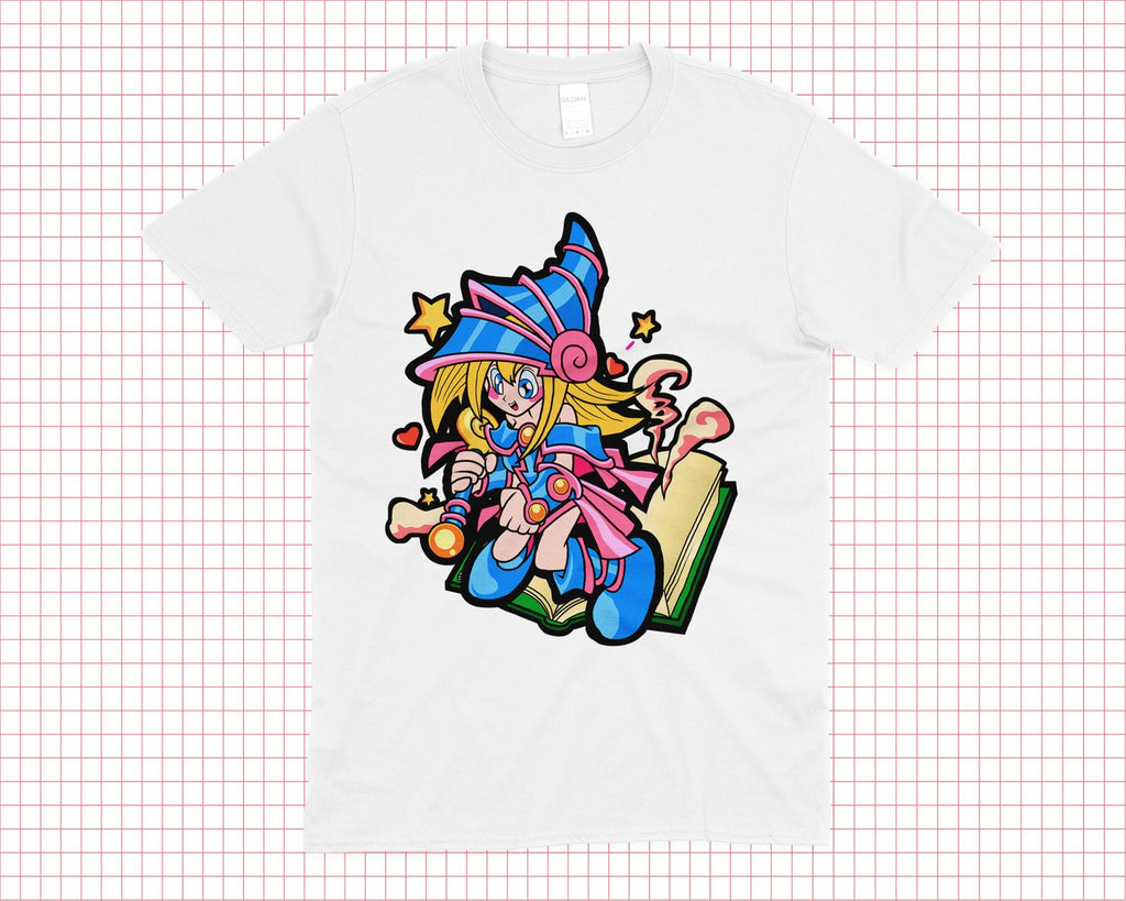 YUGI ANIME SHIRT Dark Magician Girl Duel Monsters Birthday Gift For Gamers and Collectors Retro High Quality Tshirt Shirt Vintage Video Game