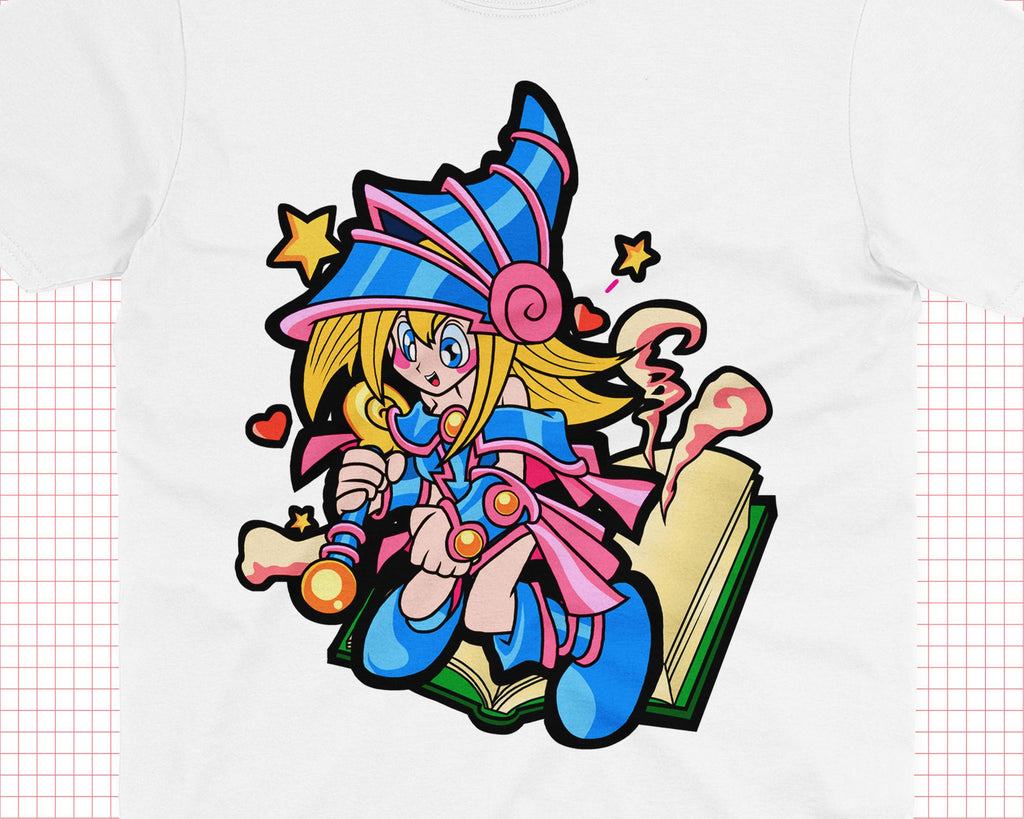 YUGI ANIME SHIRT Dark Magician Girl Duel Monsters Birthday Gift For Gamers and Collectors Retro High Quality Tshirt Shirt Vintage Video Game