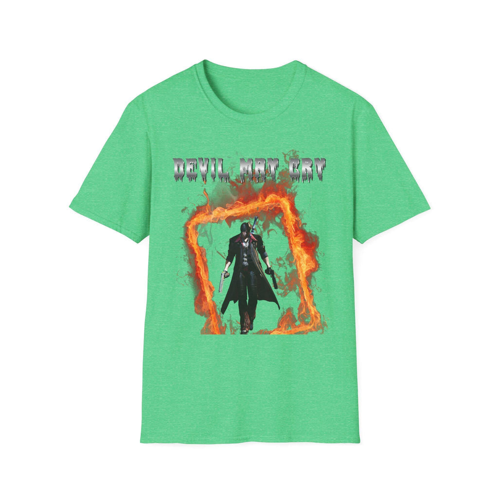 Devil May Cry Dante Unisex Softstyle T-Shirt, Gamer Tee, Devil May Cry Merch, Gamer Gift,dante t-shirt, devil may cry t-shirt, dante art