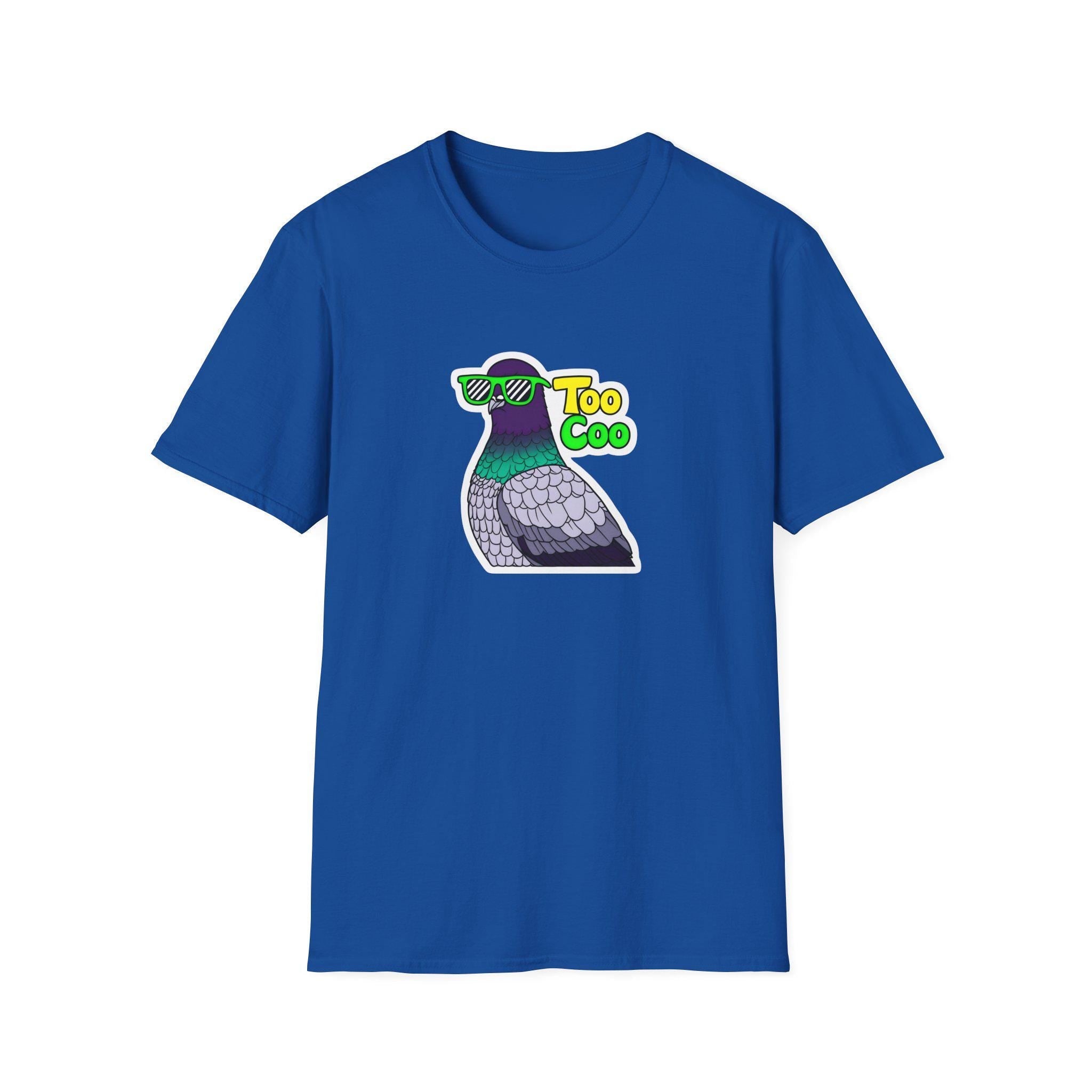Pigeon shirt, Pigeon Unisex Softstyle T-Shirt, Bird Lover Tee, Nature Graphic Top, Animal Print Shirt, Wildlife Clothing