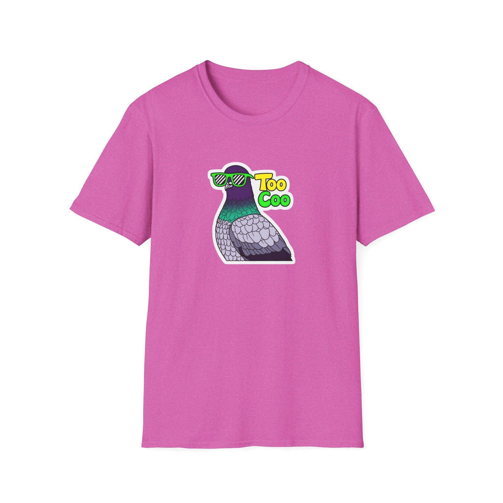 Pigeon shirt, Pigeon Unisex Softstyle T-Shirt, Bird Lover Tee, Nature Graphic Top, Animal Print Shirt, Wildlife Clothing