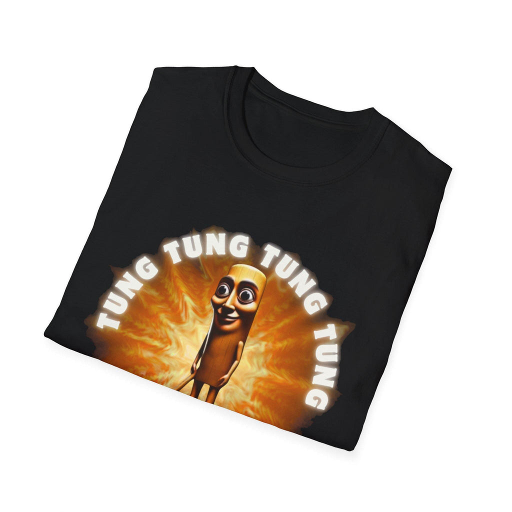 Tung Tung Tung Sahur T-Shirt, Meme, Italian Brainrot, Unisex, Funny, Casualwear