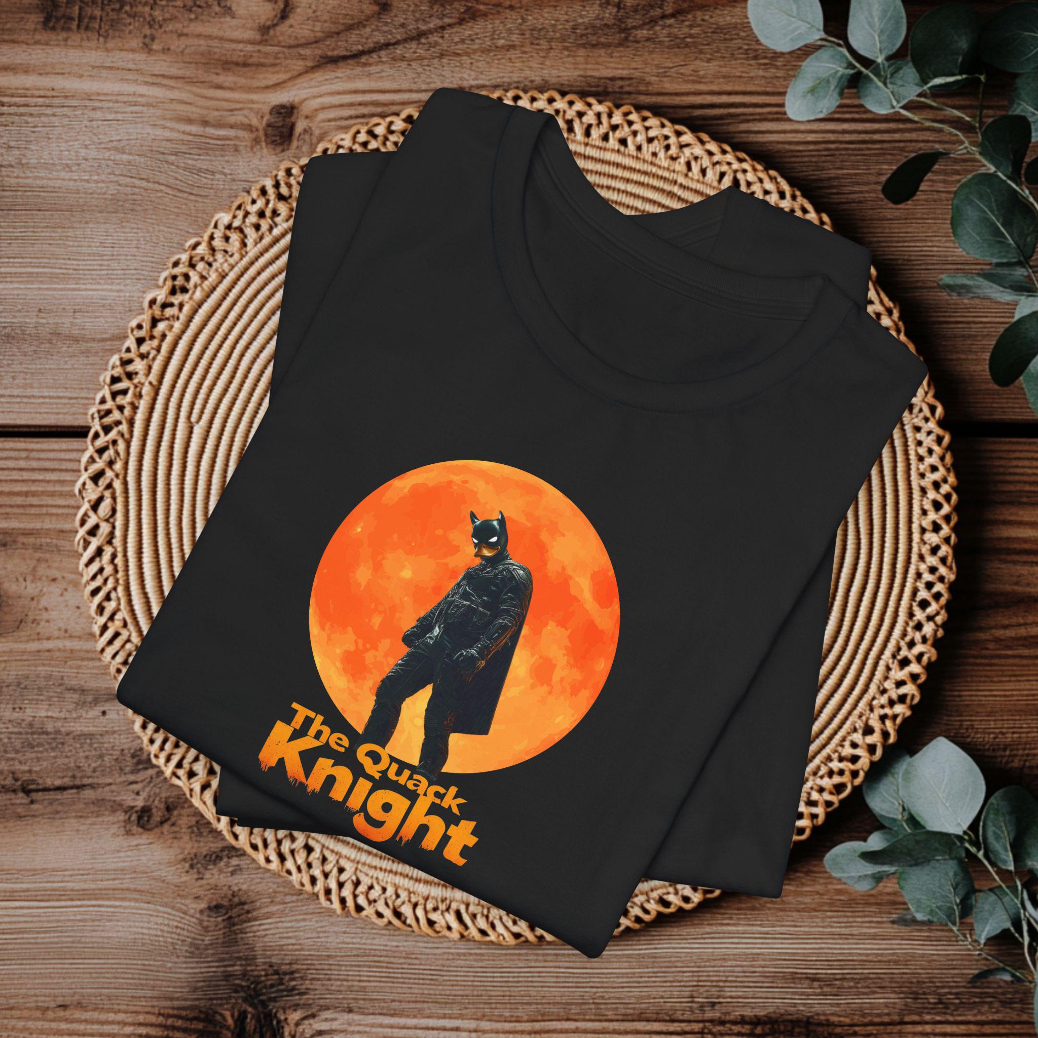 The Quack Knight Shirt | Funny Superhero Duck Tee | Funny Duck Hero Parody Shirt | Premium Soft Bella Canvas XS to 5XL