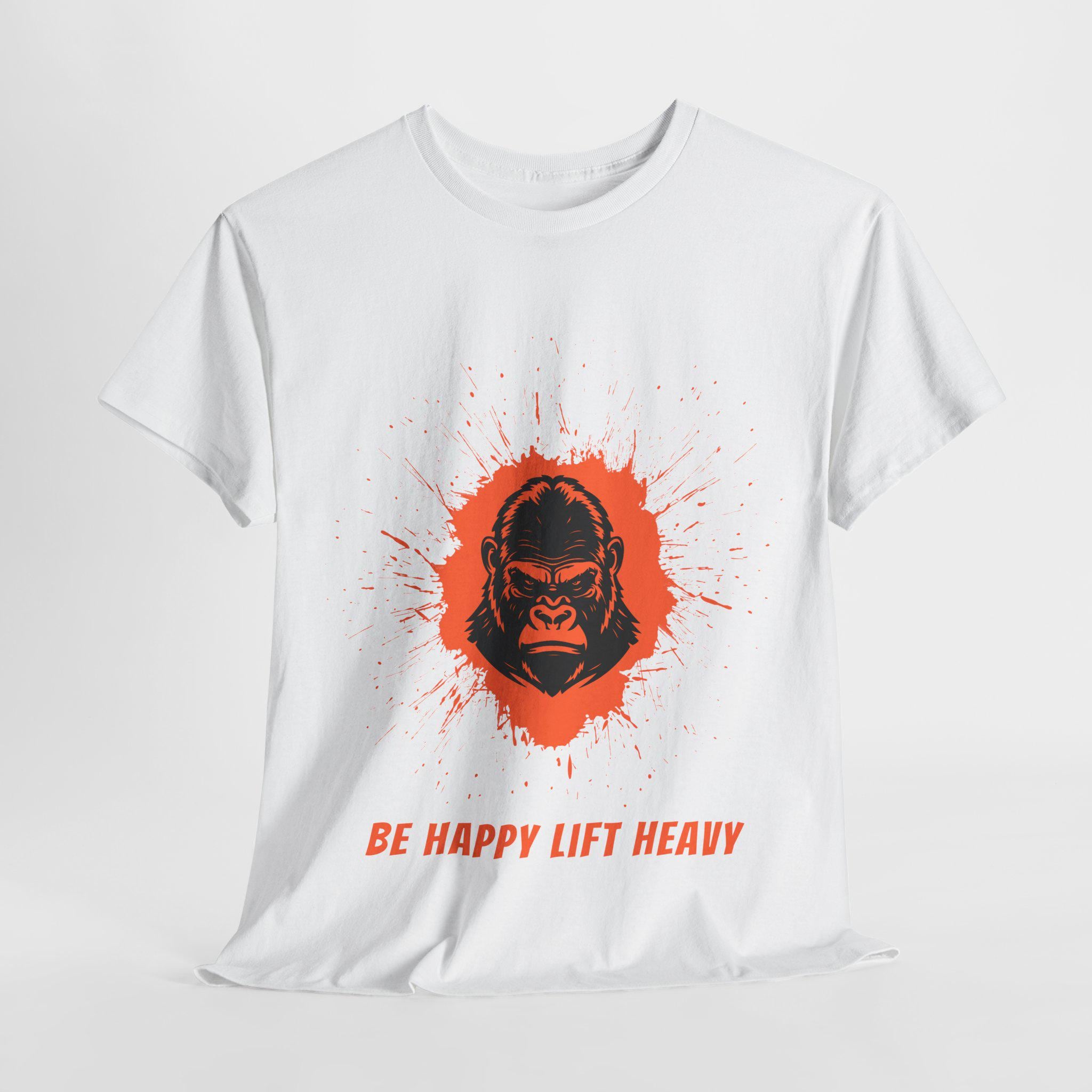 Gym T-Shirt- Bodybuilding Shirt, Unisex Heavy Cotton, Fitness Top Apparel, Muscle Building Clothing
