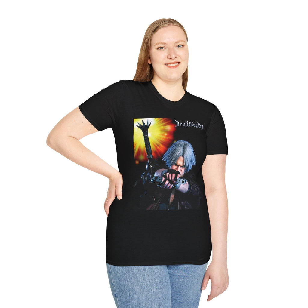 Devil May Cry T-Shirt, Dante T-Shirt, Unisex Tee, Softstyle Shirt, Gamer Gift, Video Game Apparel,dante shirt, devil may cry shirt