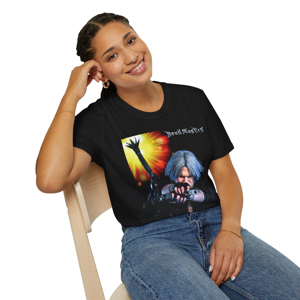 Devil May Cry T-Shirt, Dante T-Shirt, Unisex Tee, Softstyle Shirt, Gamer Gift, Video Game Apparel,dante shirt, devil may cry shirt