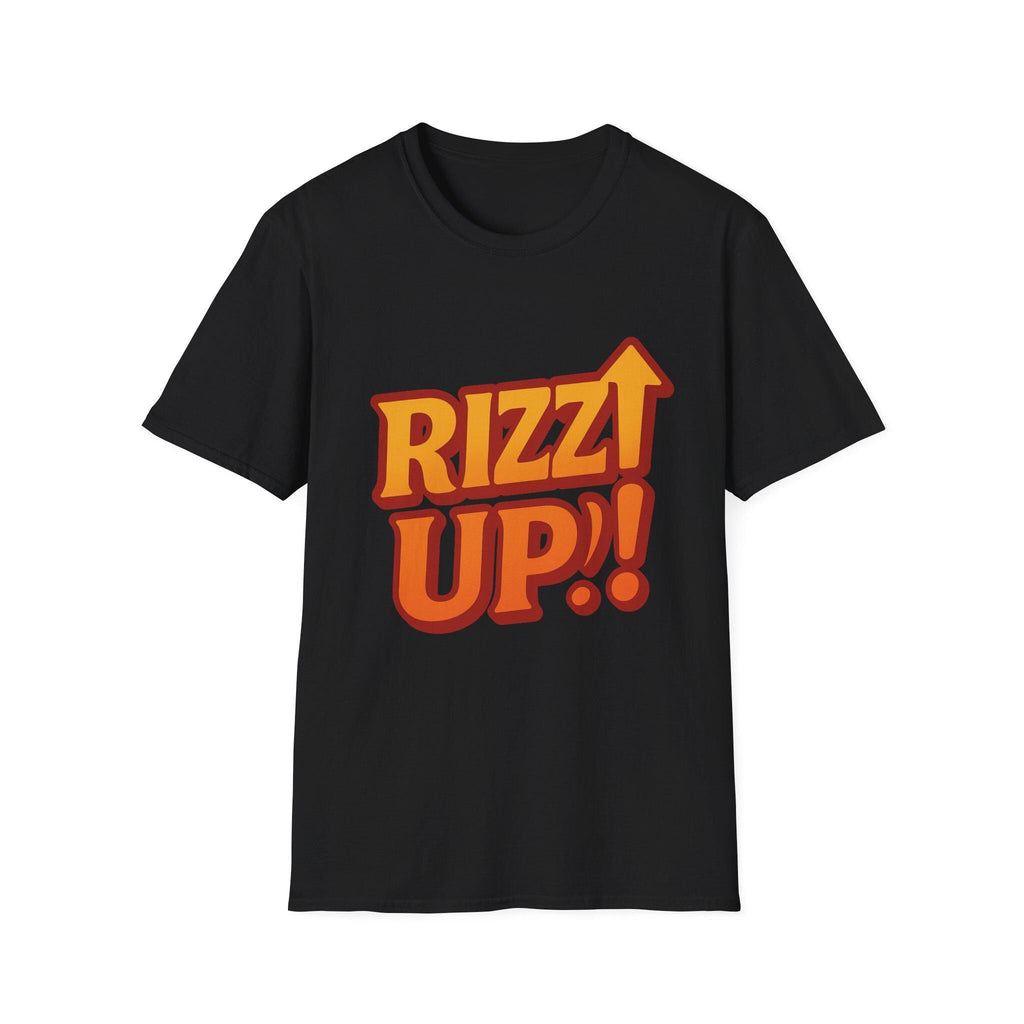 Rizz Up Unisex Softstyle T-Shirt, Fun Graphic Tee, Casual Wear, Trendy Fashion, Birthday Gift, Party Outfit