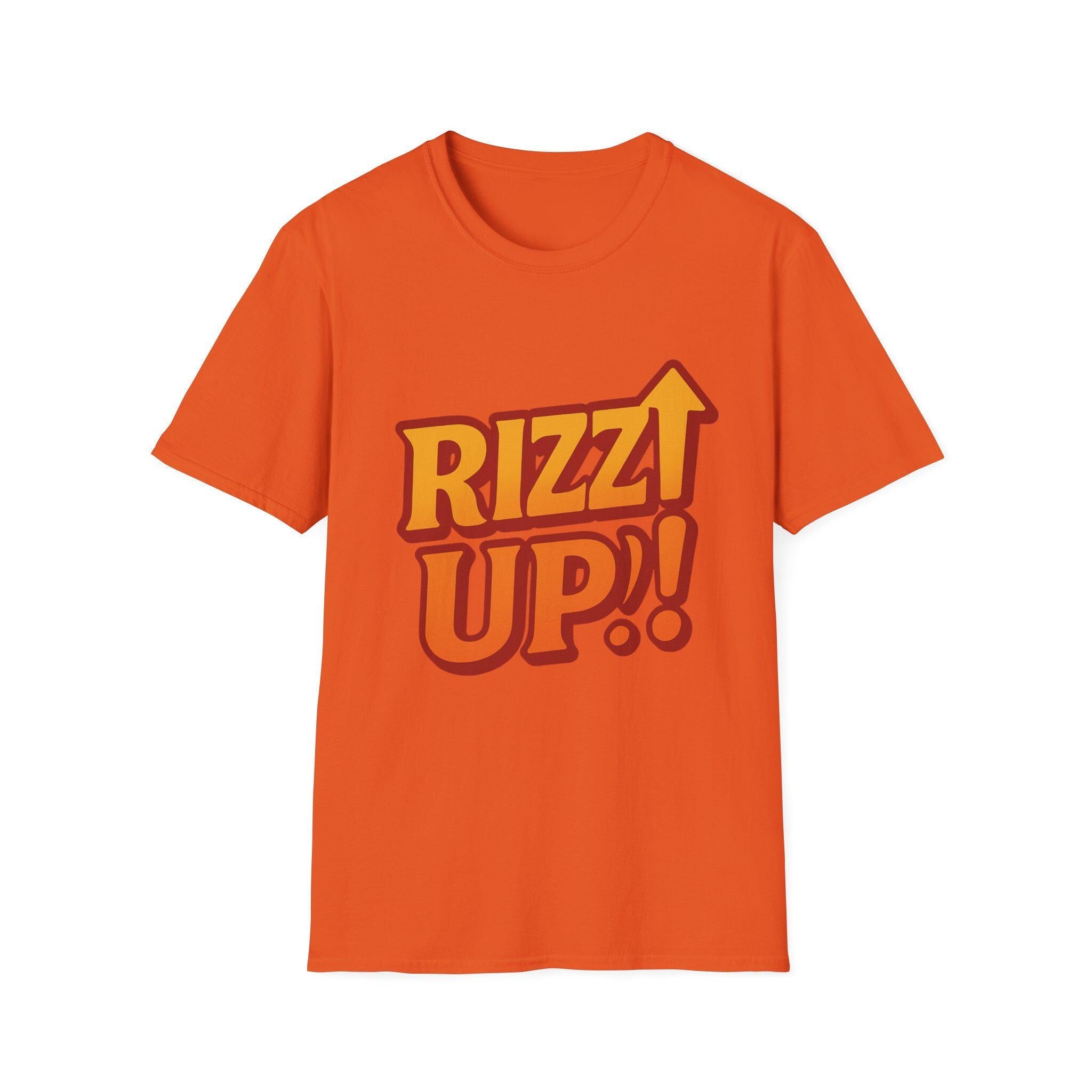 Rizz Up Unisex Softstyle T-Shirt, Fun Graphic Tee, Casual Wear, Trendy Fashion, Birthday Gift, Party Outfit