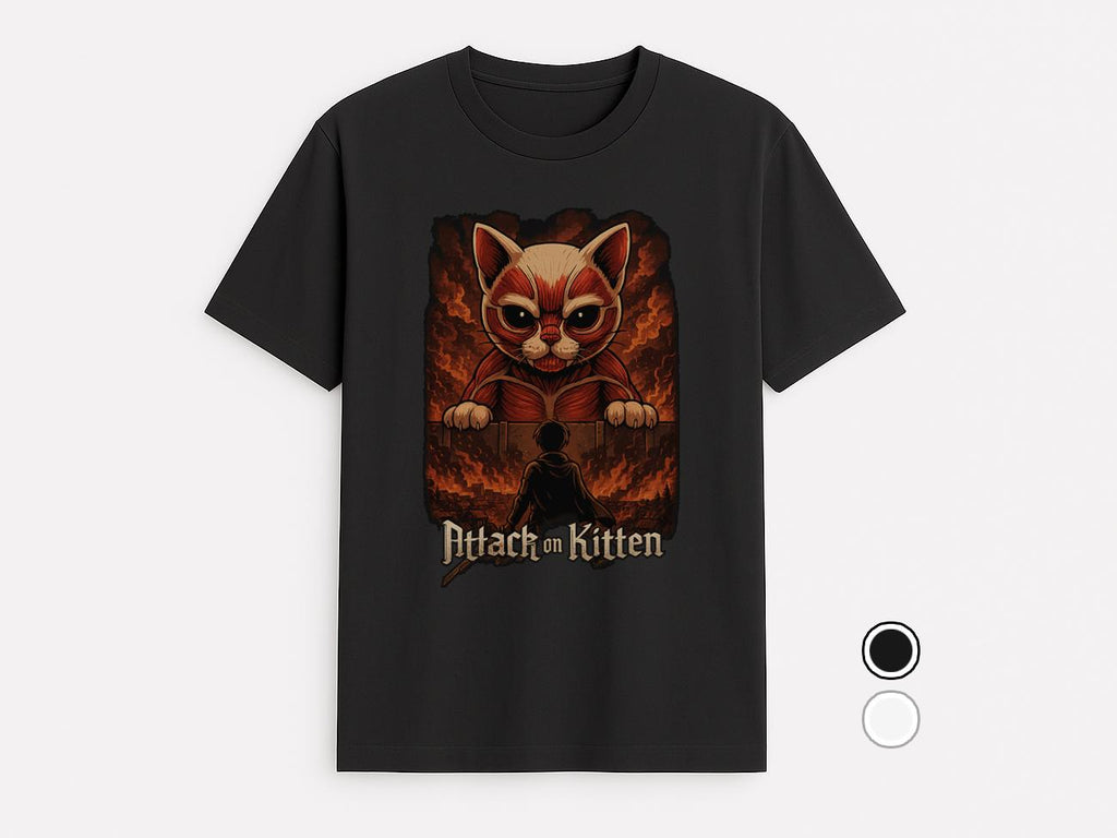Attack on Kitten Parody T-Shirt #2