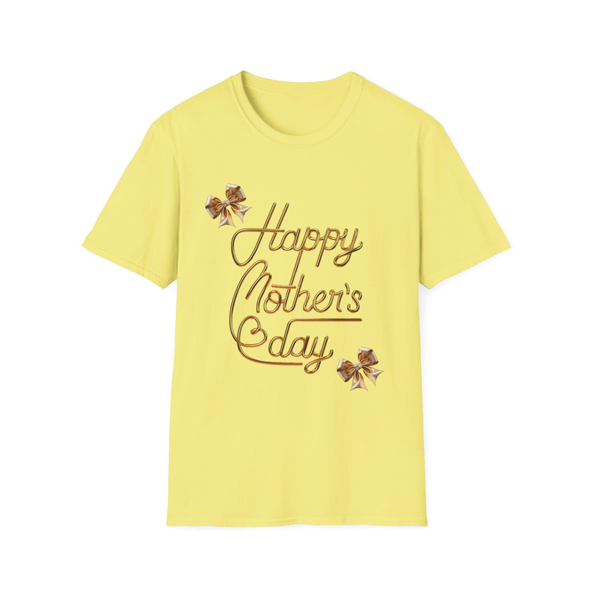 Happy Mother's Day Unisex Softstyle T-Shirt, Gift for Mom, Casual Tee, Everyday Wear,Thoughtful Present, Mother's Day, Mother's Day T-Shirt