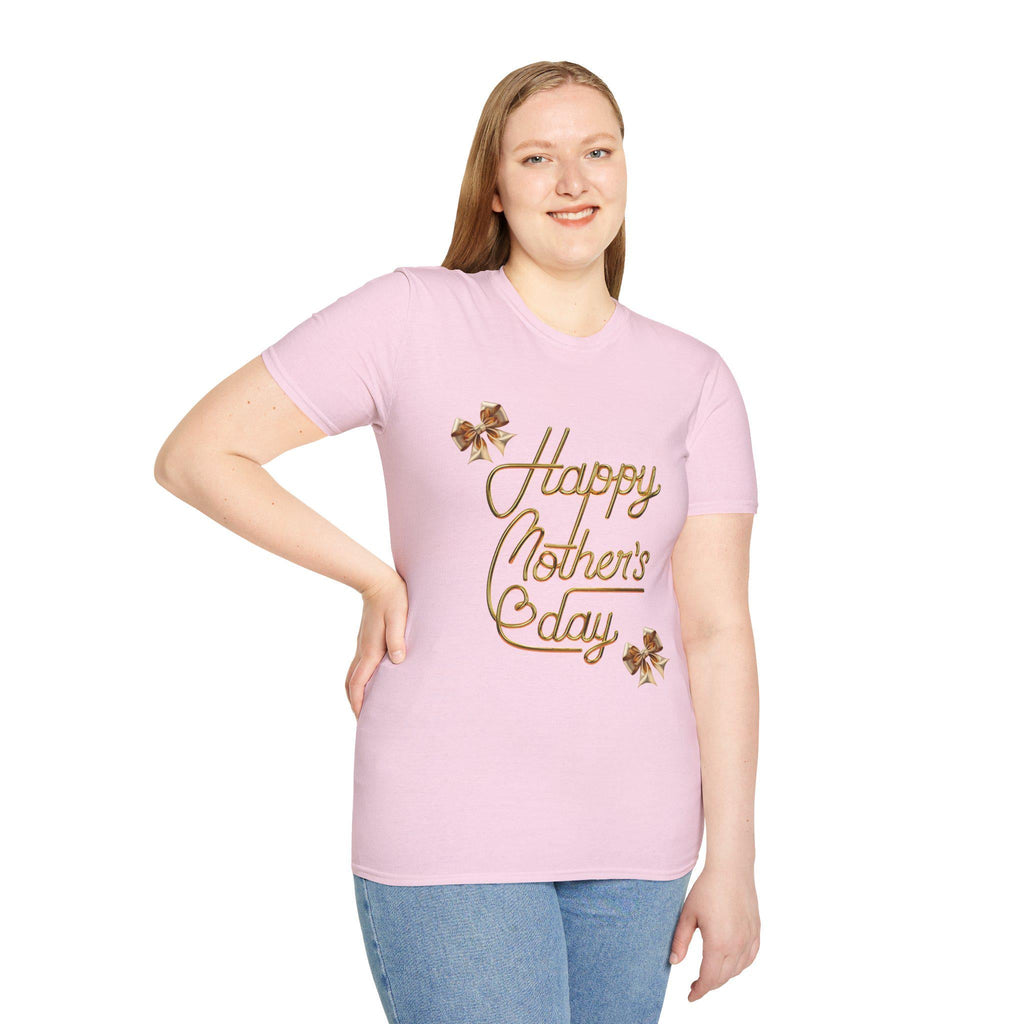 Happy Mother's Day Unisex Softstyle T-Shirt, Gift for Mom, Casual Tee, Everyday Wear,Thoughtful Present, Mother's Day, Mother's Day T-Shirt