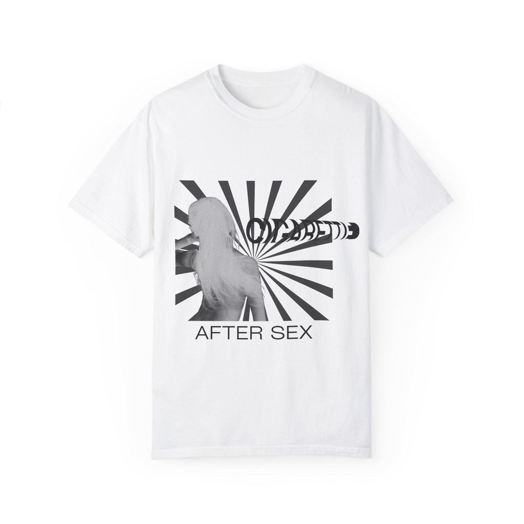 Cigarates After Sex Unisex Garment-Dyed T-shirt, Cozy Casual Wear,  Summer Vibe, Unique Statement Tee