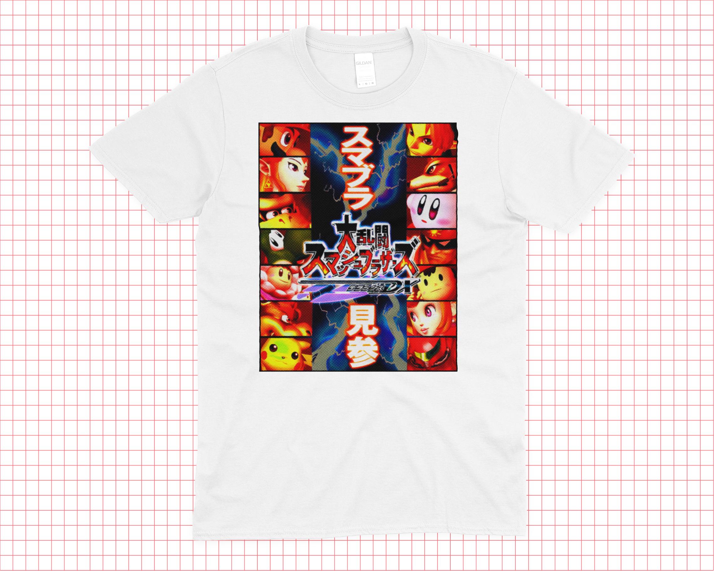SUPER SMASH TEE Video Game T-shirts Unisex Birthday Gift For Gamers and Collectors Retro High Quality Vintage Tshirt Shirt T-Shirt