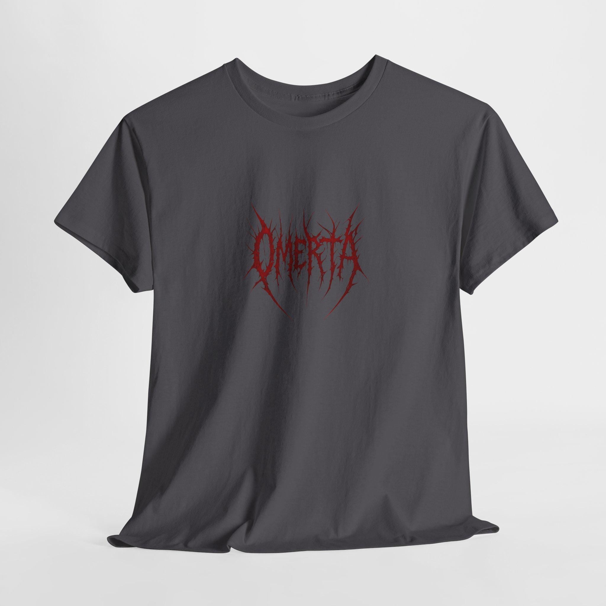 Omerta Shirt, Brutal Shirt, Edgy Shirt, Death Metal Shirt, Badass Shirt, Dope Shirt