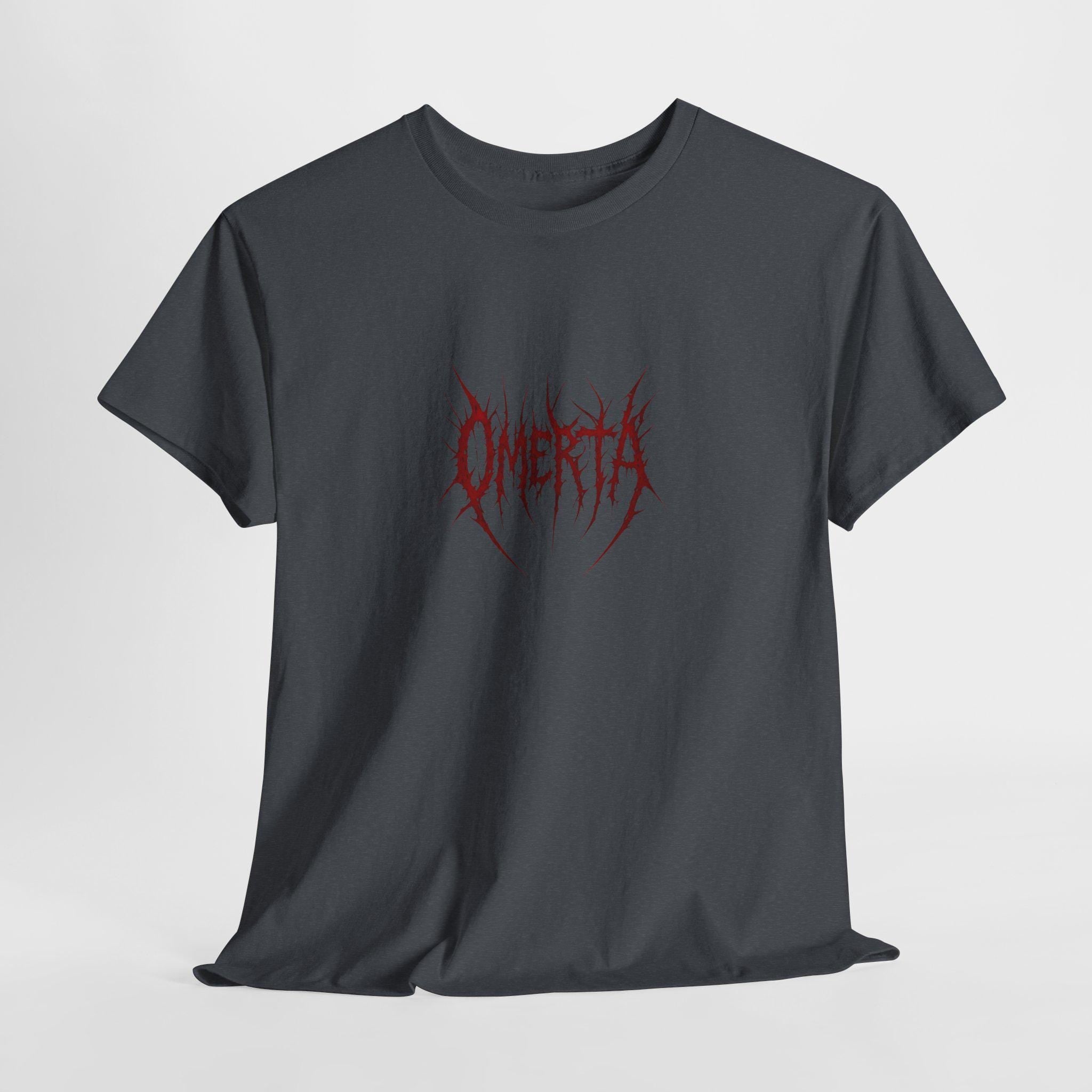 Omerta Shirt, Brutal Shirt, Edgy Shirt, Death Metal Shirt, Badass Shirt, Dope Shirt