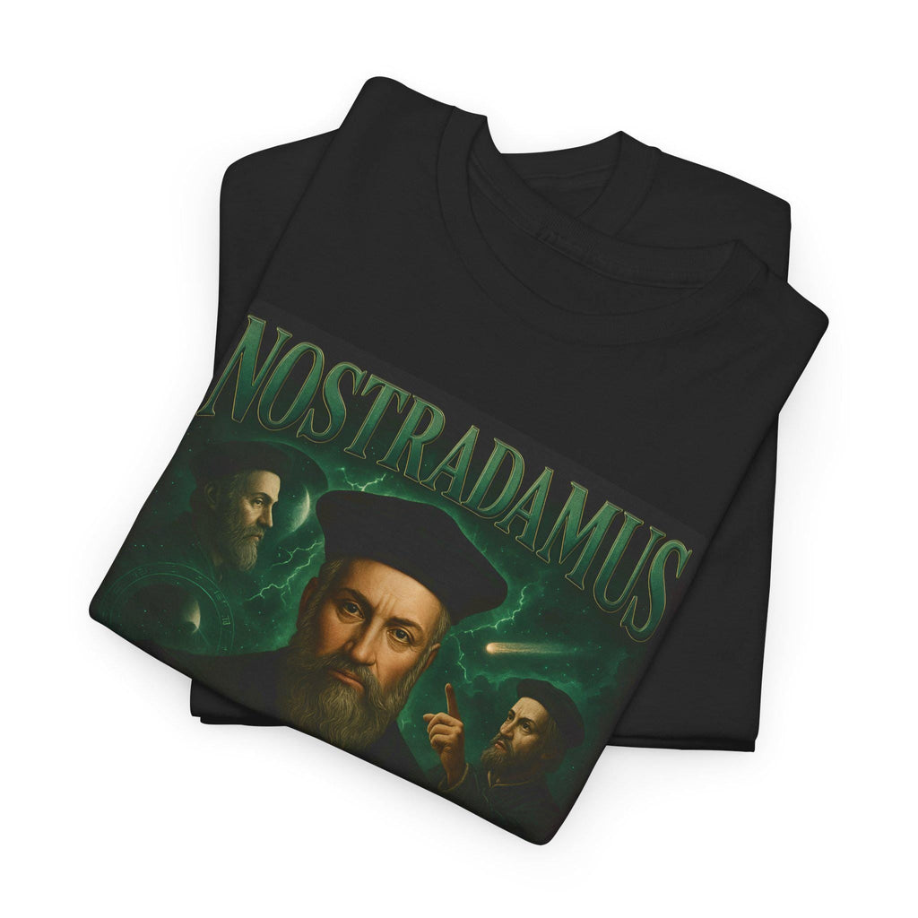 Retro Nostradamus Shirt, Unisex Cotton Tee, Astrology Gift, Psychic, Occult Fashion, Spiritual T-Shirt, Unique Graphic Shirt, Vintage-style