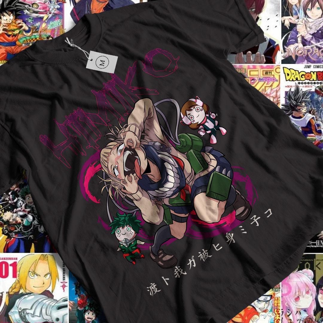My Hero Academia T-Shirt, Himiko Toga Izuku Midoriya Kawaii Unisex Tee Anime Shirt, Gift for Anime Fans,Anime Waifu shirt