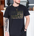 I Have Two Titles Dad And G-Pop Shirt, Camouflage USA Flag T-shirt, Father's Day Gift For Grandpa, Military Family T-shirt