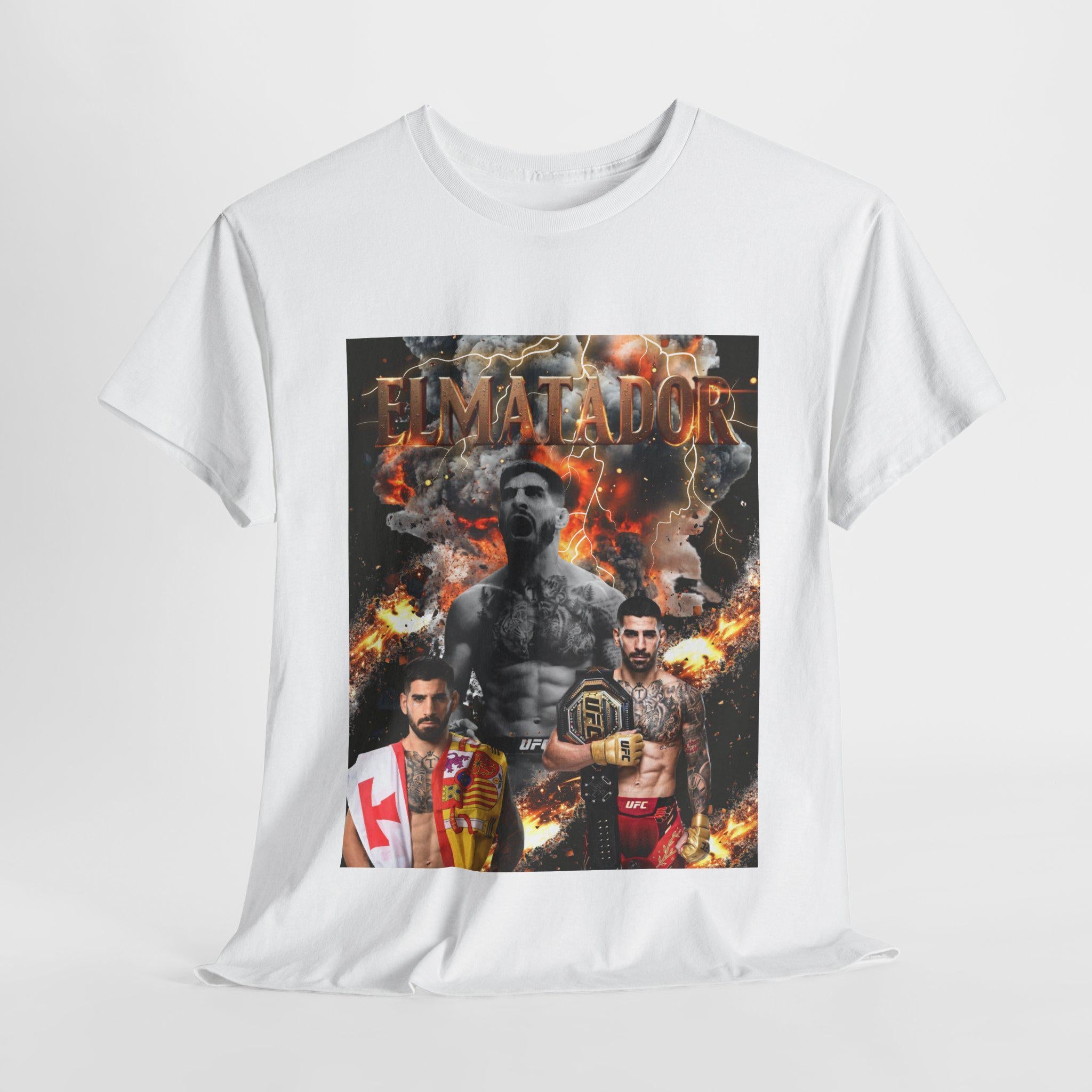 Ilia Topuria "el matador" t-shirt, UFC Fighter, fan tee, martial arts shirts, 90's Retro Graphic Tee, mma, UFC Bootleg Tee, ufc t-shirt