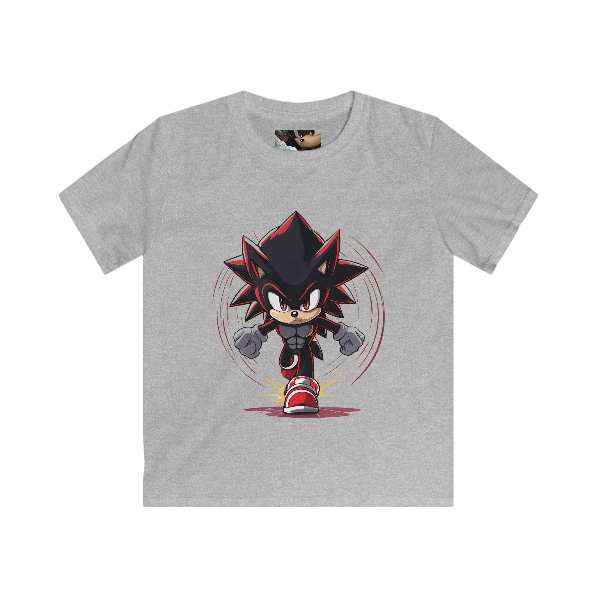 Shadow the Hedgehog, Kids Tee, Sonic Fan Shirt, Children's Video Game Apparel, Cute Cartoon Tee, Birthday Gift for Kids