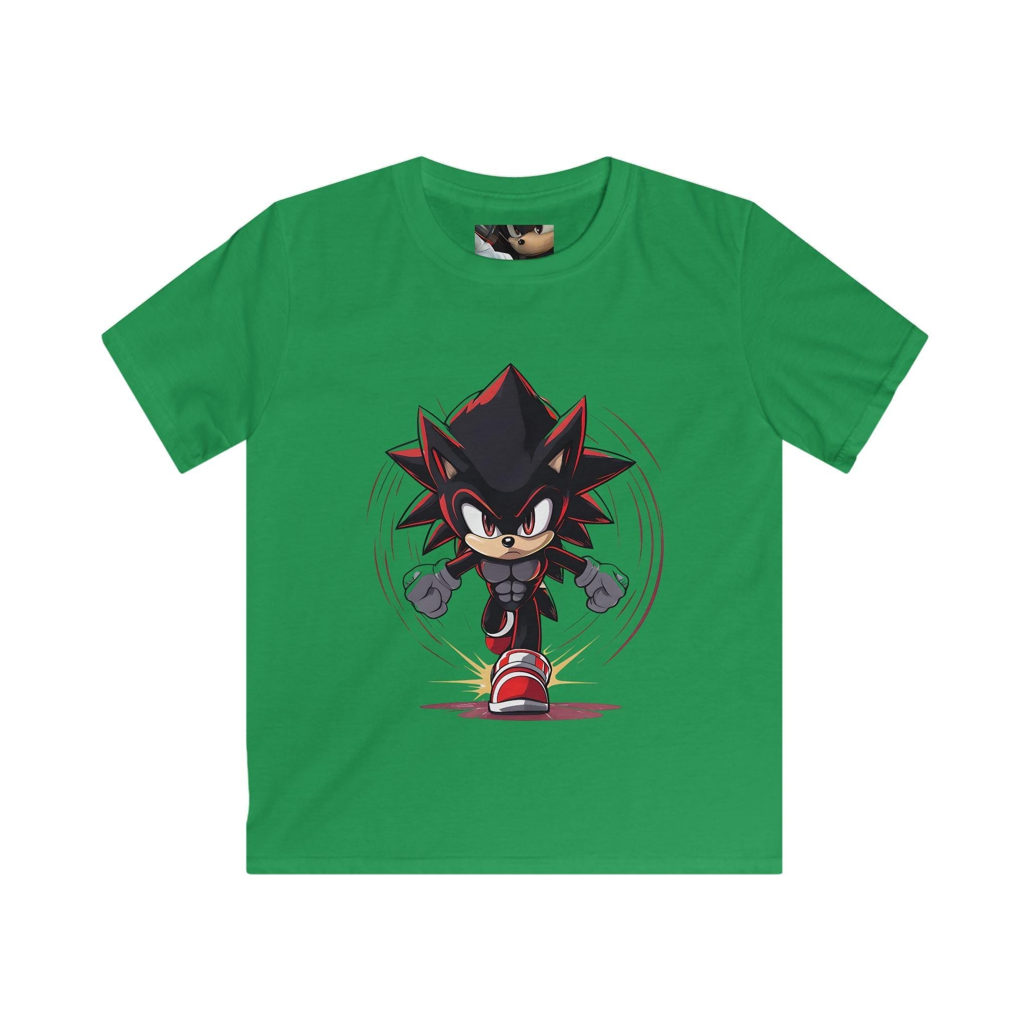 Shadow the Hedgehog, Kids Tee, Sonic Fan Shirt, Children's Video Game Apparel, Cute Cartoon Tee, Birthday Gift for Kids