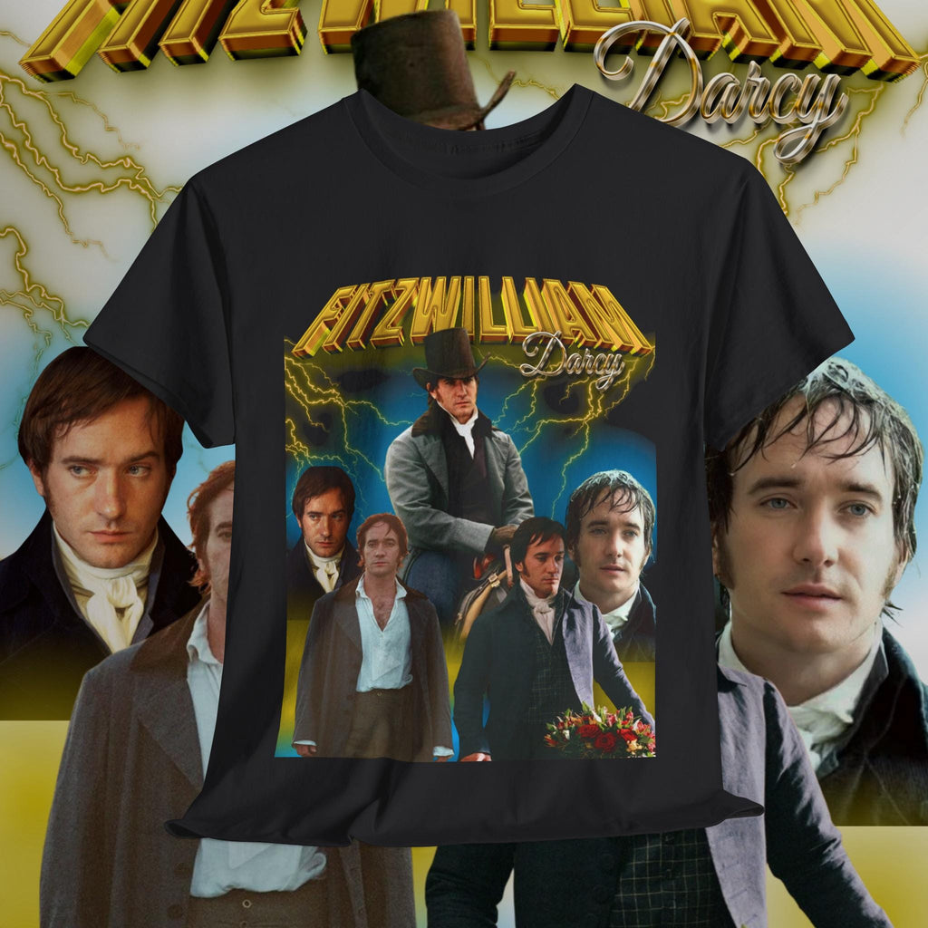 Retro Fitzwilliam Darcy Shirt -fan fitzwilliam darcy,Elizabeth Bennet,Pride and Prejudice Shirt,Fitzwilliam Darcy T shirt,Darcy Merch