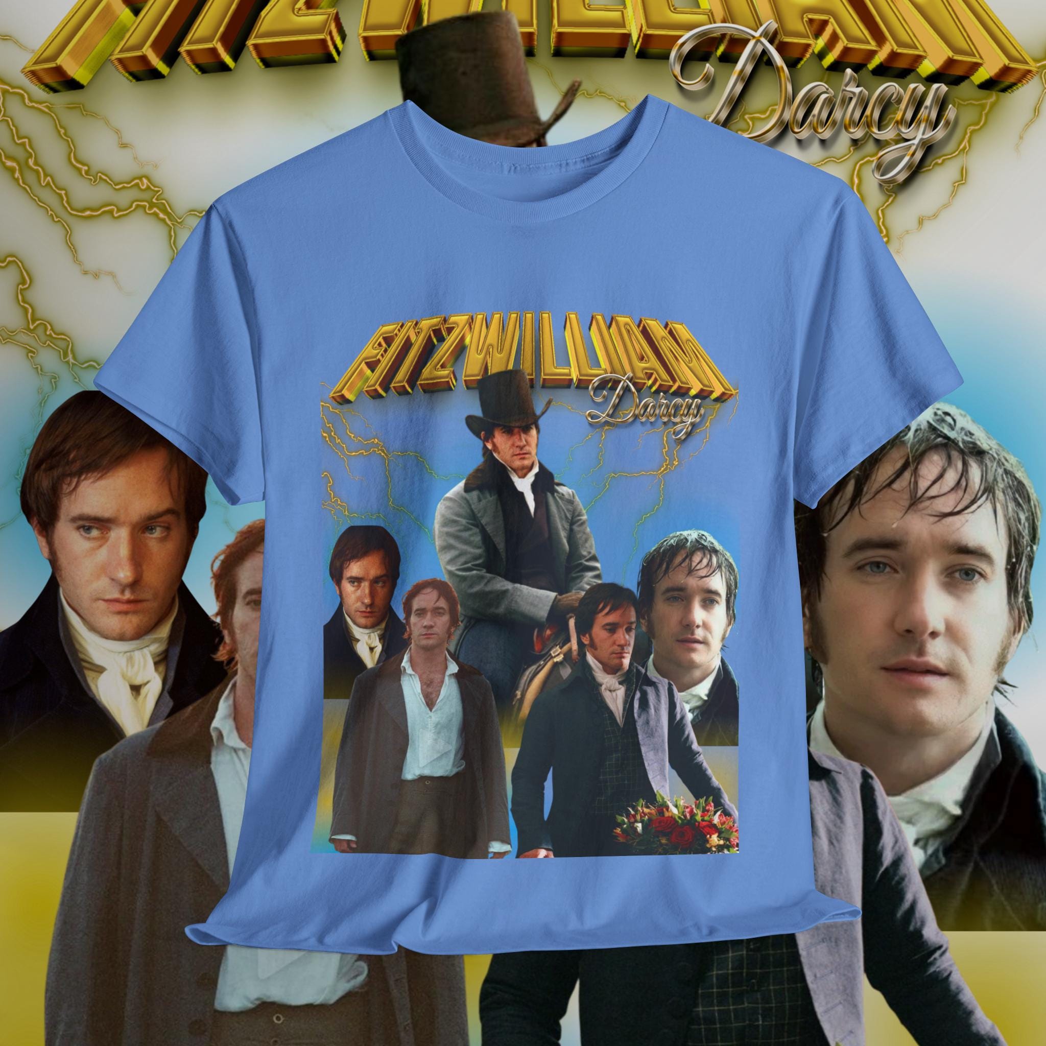 Retro Fitzwilliam Darcy Shirt -fan fitzwilliam darcy,Elizabeth Bennet,Pride and Prejudice Shirt,Fitzwilliam Darcy T shirt,Darcy Merch