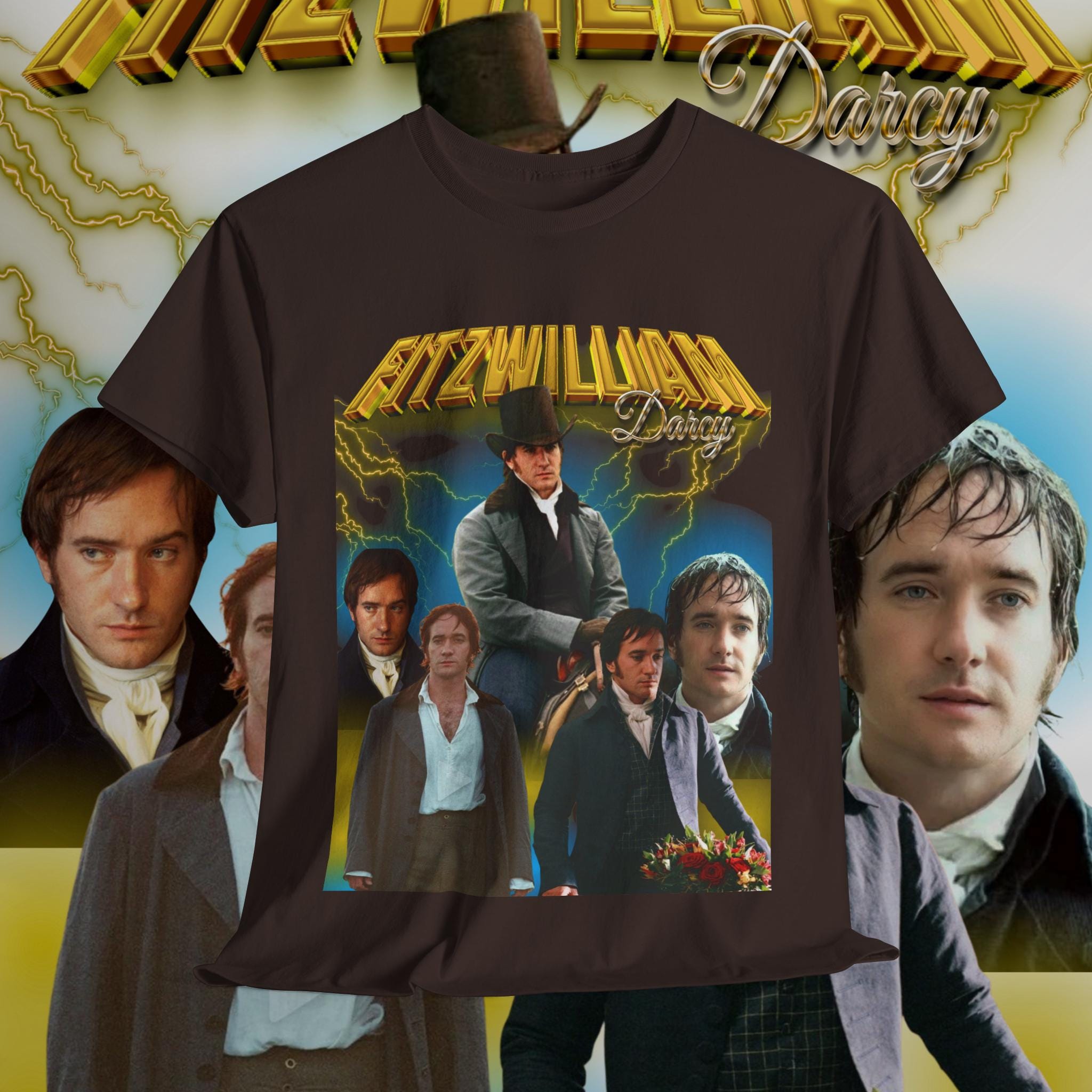 Retro Fitzwilliam Darcy Shirt -fan fitzwilliam darcy,Elizabeth Bennet,Pride and Prejudice Shirt,Fitzwilliam Darcy T shirt,Darcy Merch