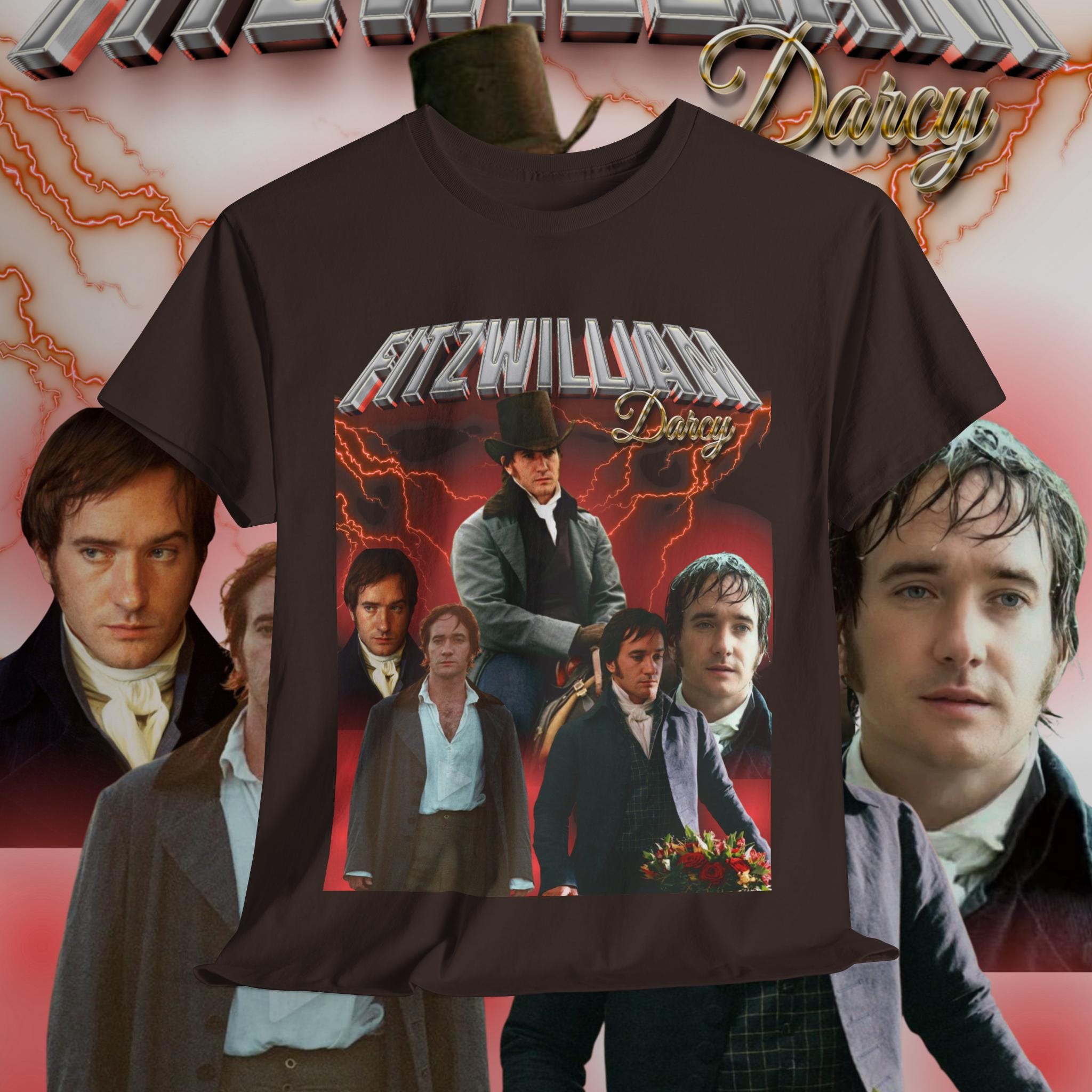 Retro Fitzwilliam Darcy Shirt -fan fitzwilliam darcy,Elizabeth Bennet,Darcy Merch,Fitzwilliam Darcy T shirt,Pride and Prejudice Shirt