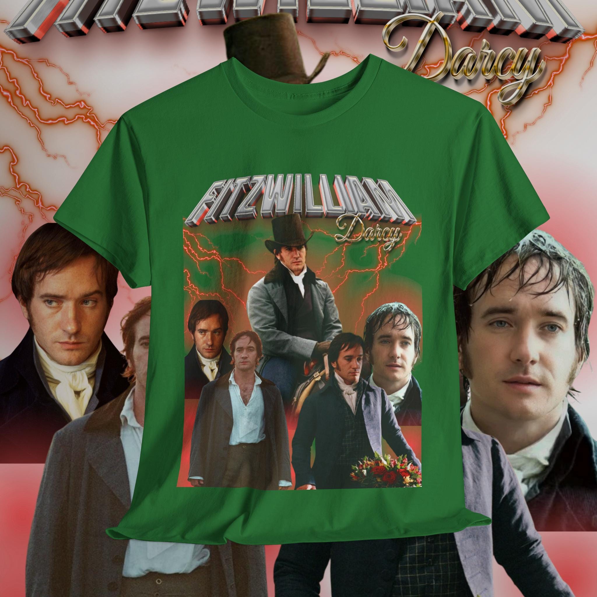 Retro Fitzwilliam Darcy Shirt -fan fitzwilliam darcy,Elizabeth Bennet,Darcy Merch,Fitzwilliam Darcy T shirt,Pride and Prejudice Shirt