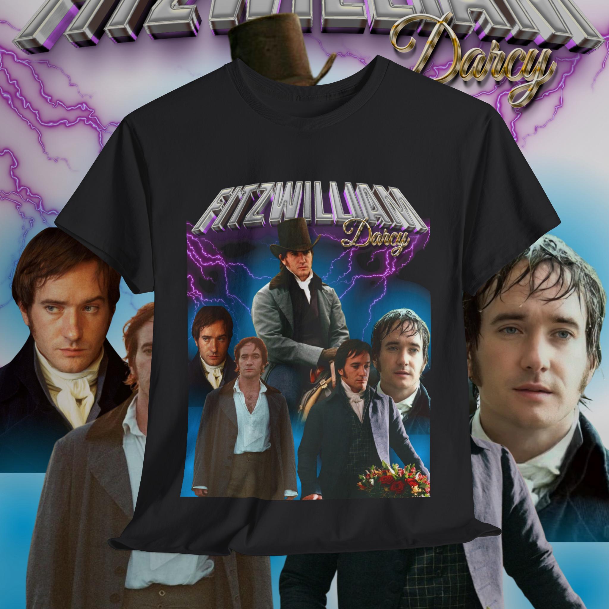 Retro Fitzwilliam Darcy Shirt -fan fitzwilliam darcy,Pride and Prejudice Shirt,Elizabeth Bennet,Darcy Merch,Fitzwilliam Darcy T shirt