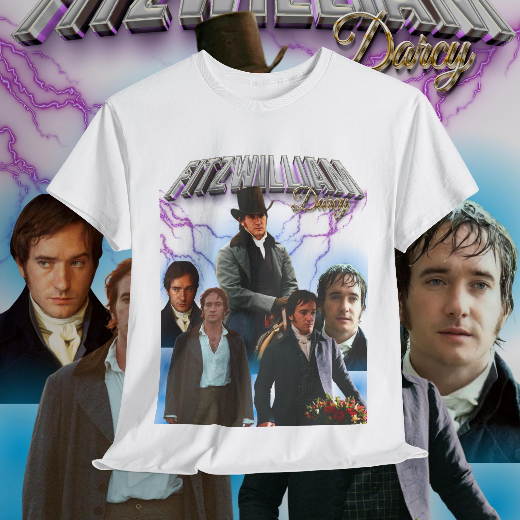Retro Fitzwilliam Darcy Shirt -fan fitzwilliam darcy,Pride and Prejudice Shirt,Elizabeth Bennet,Darcy Merch,Fitzwilliam Darcy T shirt