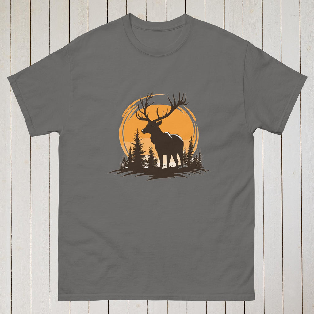 Deer in the Sunset â€“ Nature Design for Outdoor Lovers â€“ Classic Unisex T-Shirt