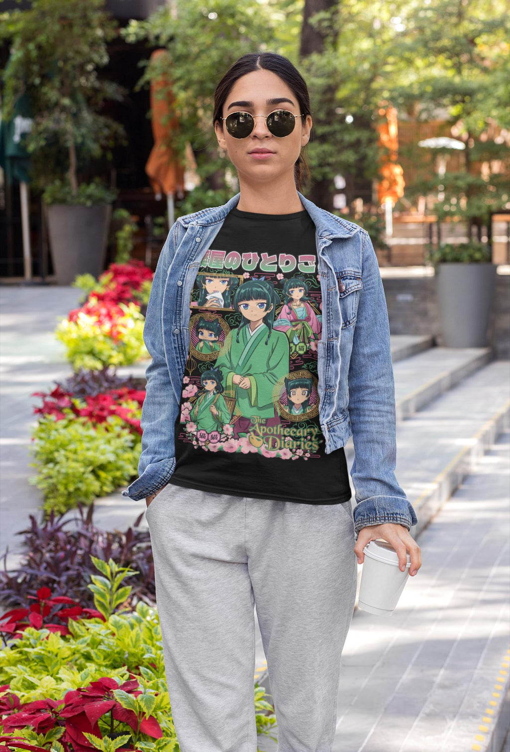 Maomao The Apothecary Diaries Essential T-shirt Anime Black Shirt , Manga Shirt,Anime Vintage Special Unisex T-shirt