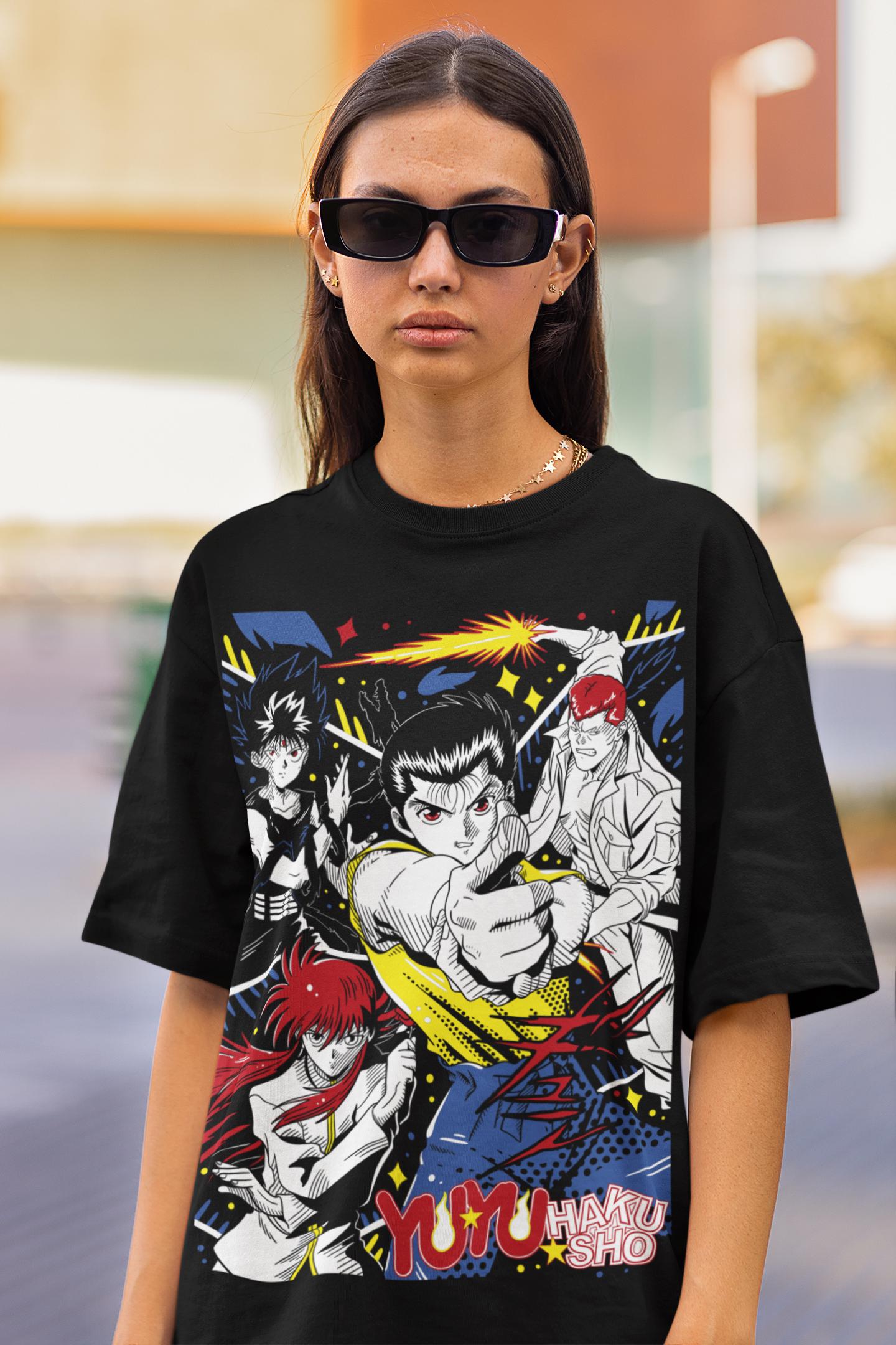 Unisex, Yu Yu Hakusho Shirt, Yusuke, Kuwabara, Kurama, Hiei, Sweatshirt, Anime, Manga, Hoodie, Hakusho Hoodie, Anime Hoodie, 90s anime