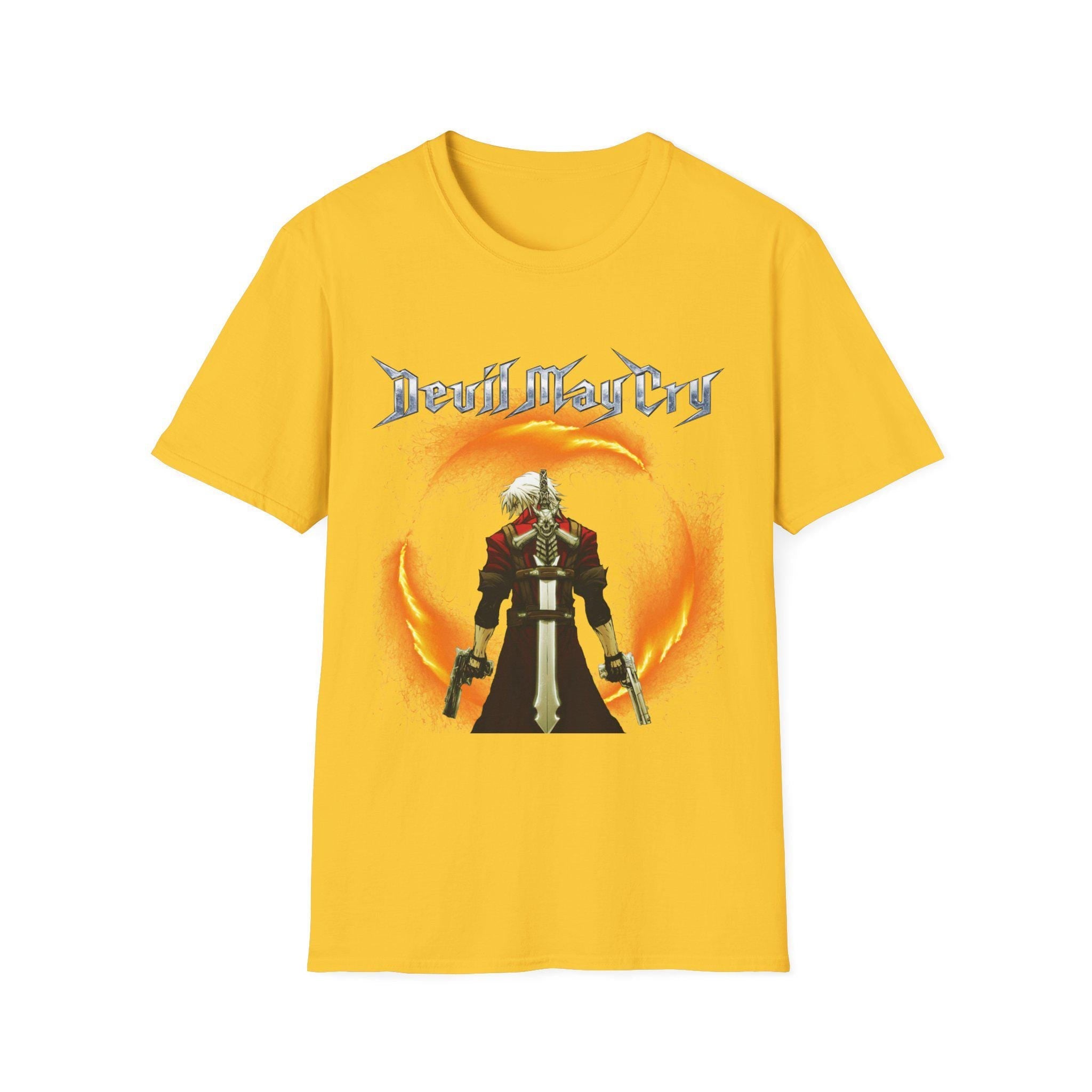 Devil May Cry Unisex T-Shirt, Dante Graphic Tee, Devil May Cry Dante Shirt, Video Game T-Shirt, Gamer Gift, Devil May Cry Fan Apparel