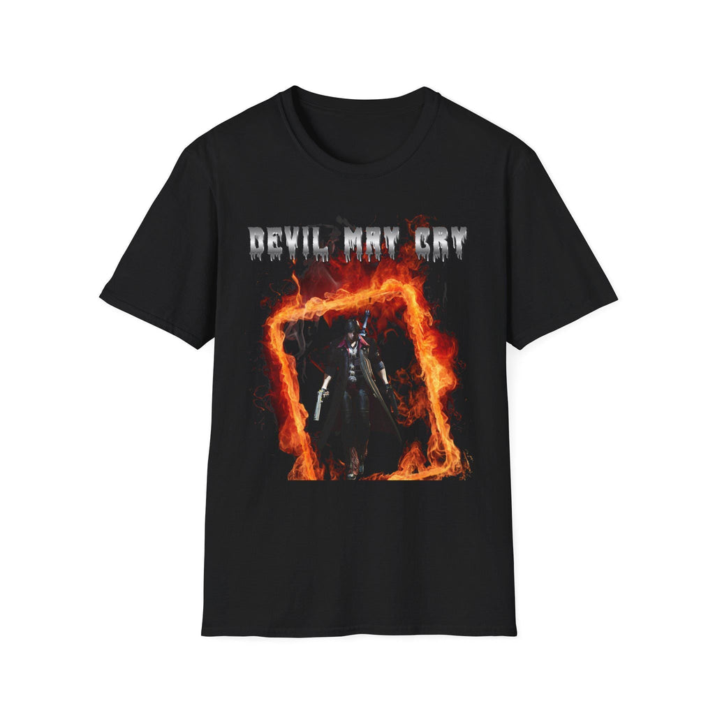 Devil May Cry Dante Unisex Softstyle T-Shirt, Gamer Tee, Devil May Cry Merch, Gamer Gift,dante t-shirt, devil may cry t-shirt, dante art