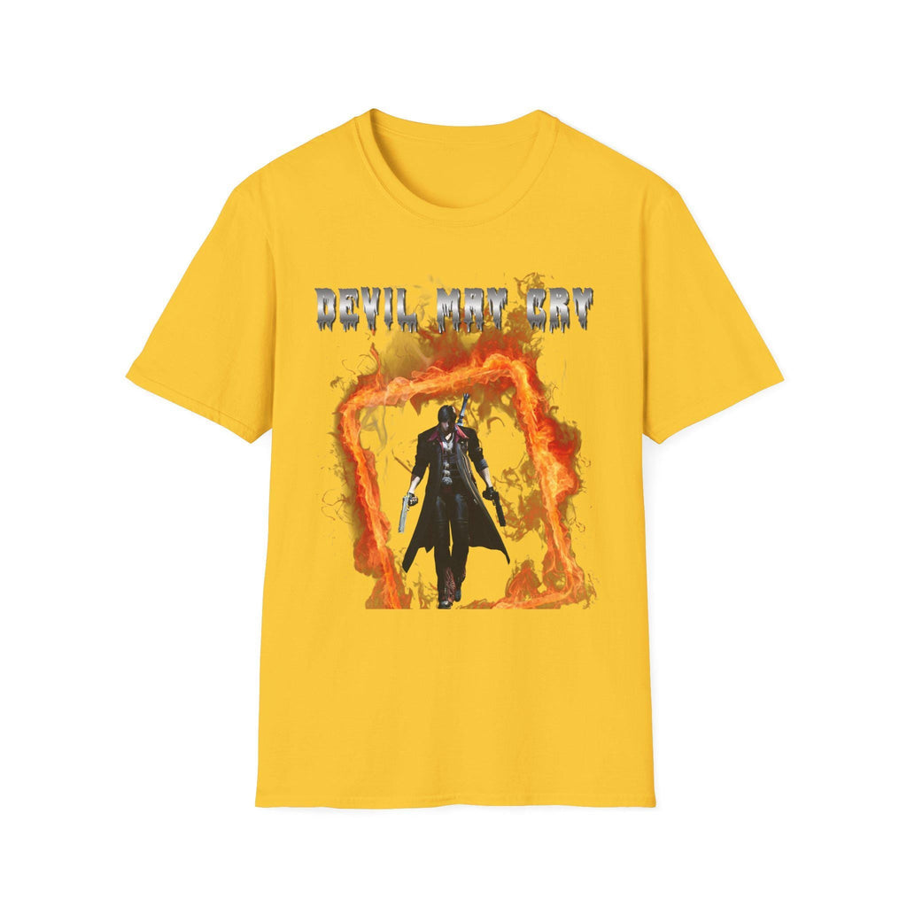 Devil May Cry Dante Unisex Softstyle T-Shirt, Gamer Tee, Devil May Cry Merch, Gamer Gift,dante t-shirt, devil may cry t-shirt, dante art