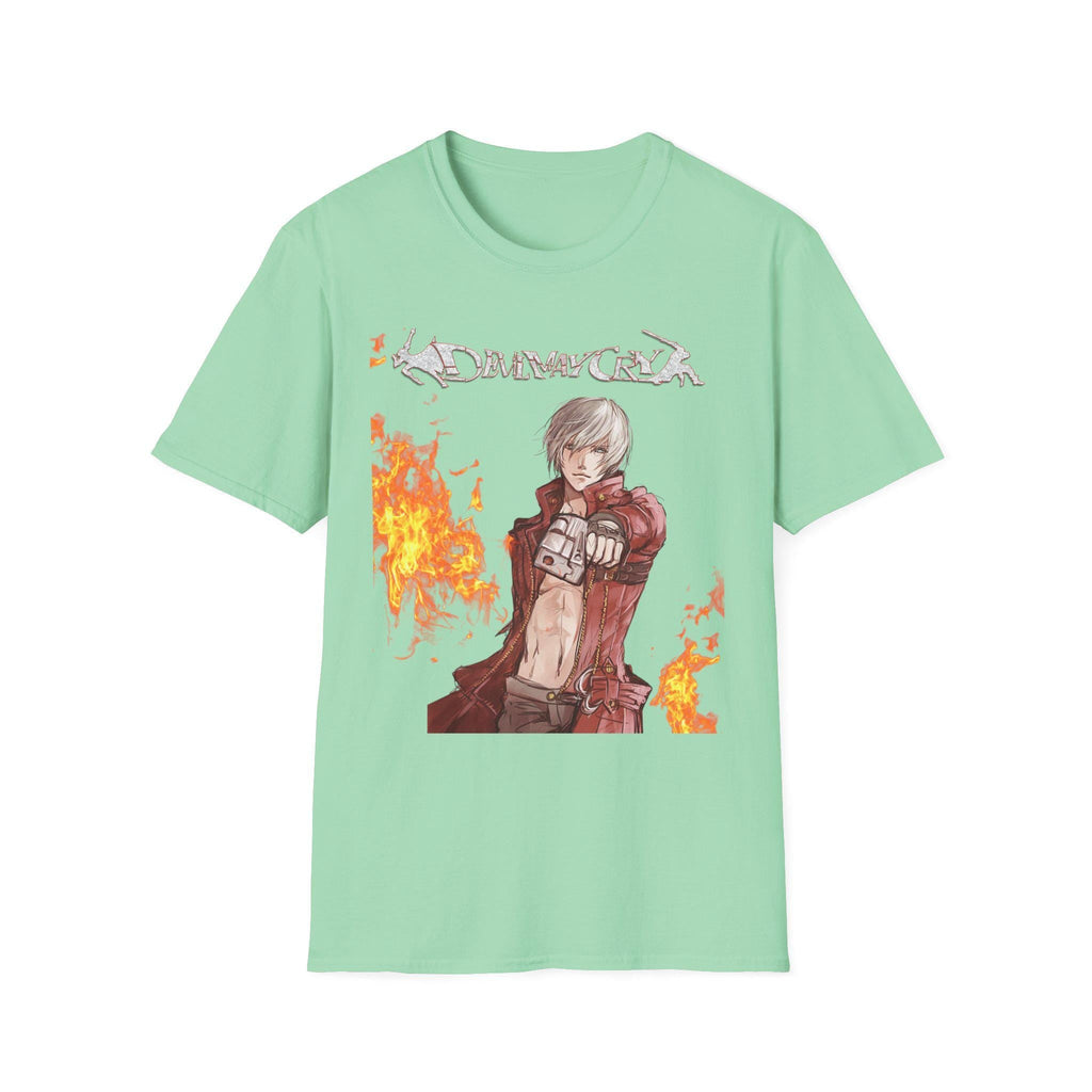 Gothic Graphic Tee, Dante Devil May Cry Shirt, Gaming T-Shirt, Cosplay Top, Unisex Fashion Apparel, dante t-shirt, devil may cry t-shirt