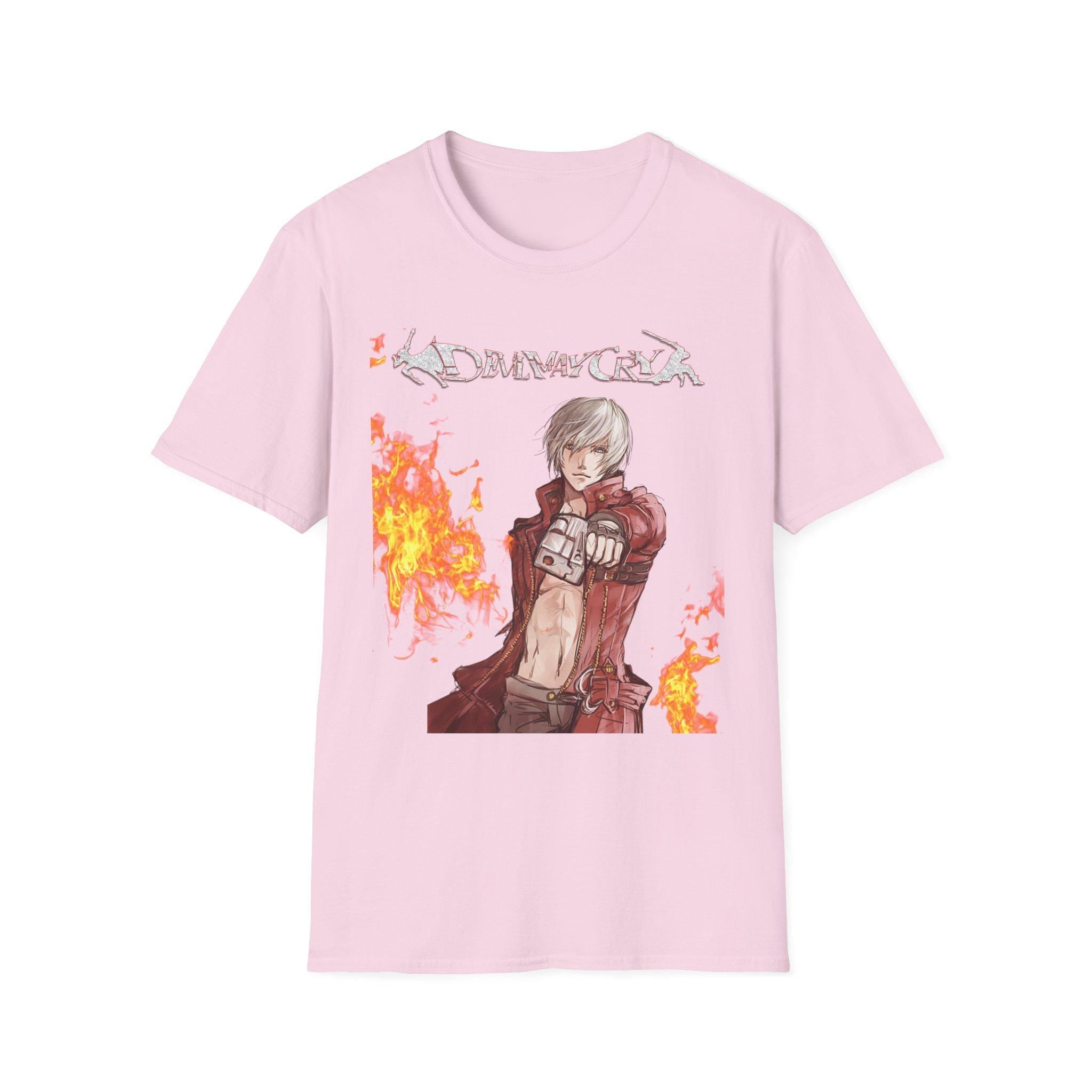 Gothic Graphic Tee, Dante Devil May Cry Shirt, Gaming T-Shirt, Cosplay Top, Unisex Fashion Apparel, dante t-shirt, devil may cry t-shirt