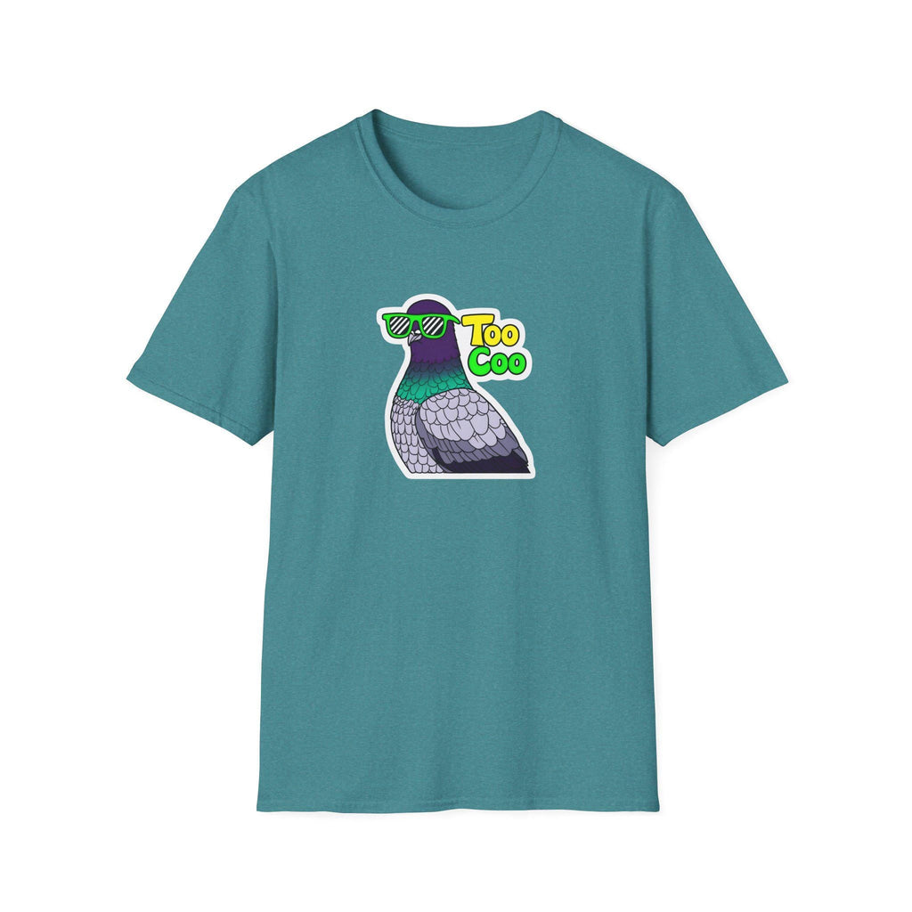 Pigeon shirt, Pigeon Unisex Softstyle T-Shirt, Bird Lover Tee, Nature Graphic Top, Animal Print Shirt, Wildlife Clothing