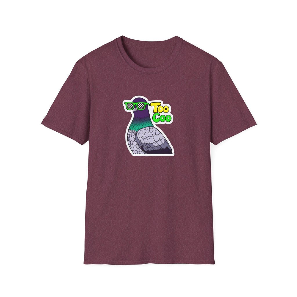 Pigeon shirt, Pigeon Unisex Softstyle T-Shirt, Bird Lover Tee, Nature Graphic Top, Animal Print Shirt, Wildlife Clothing