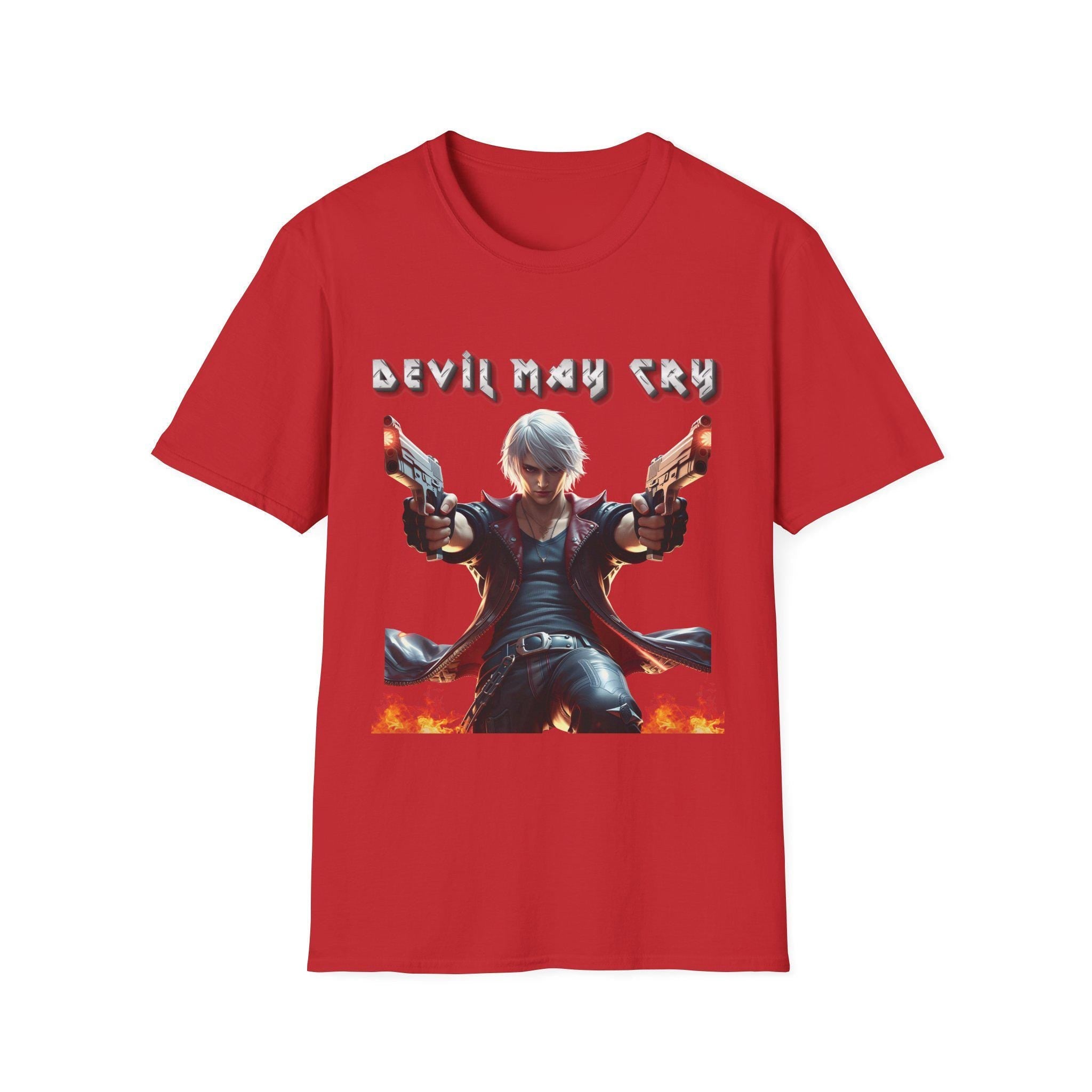 Devil May Cry Dante Karakteri T-Shirt - Cool Gothic Devil Gamer Tee, Unisex Graphic Shirt, Video Game Fan Top, devil may cry t-shirt