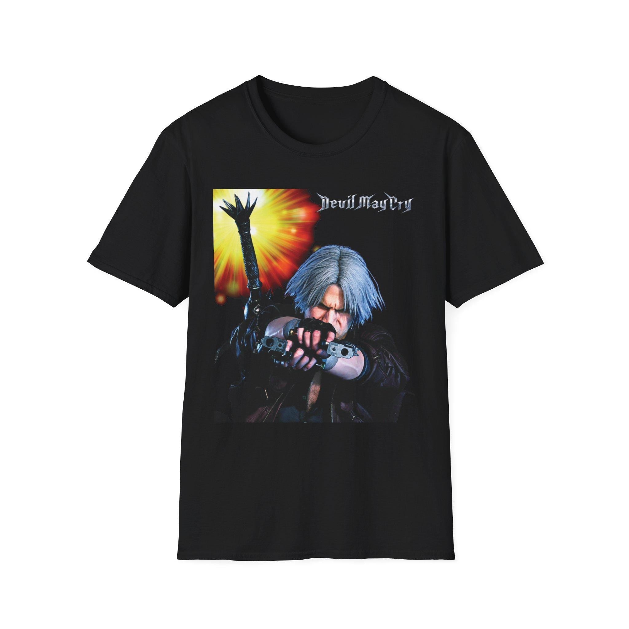 Devil May Cry T-Shirt, Dante T-Shirt, Unisex Tee, Softstyle Shirt, Gamer Gift, Video Game Apparel,dante shirt, devil may cry shirt