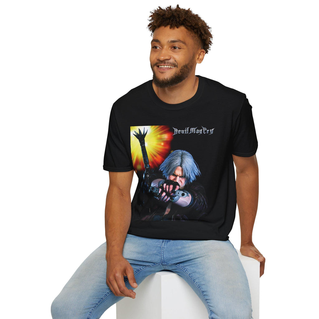Devil May Cry T-Shirt, Dante T-Shirt, Unisex Tee, Softstyle Shirt, Gamer Gift, Video Game Apparel,dante shirt, devil may cry shirt